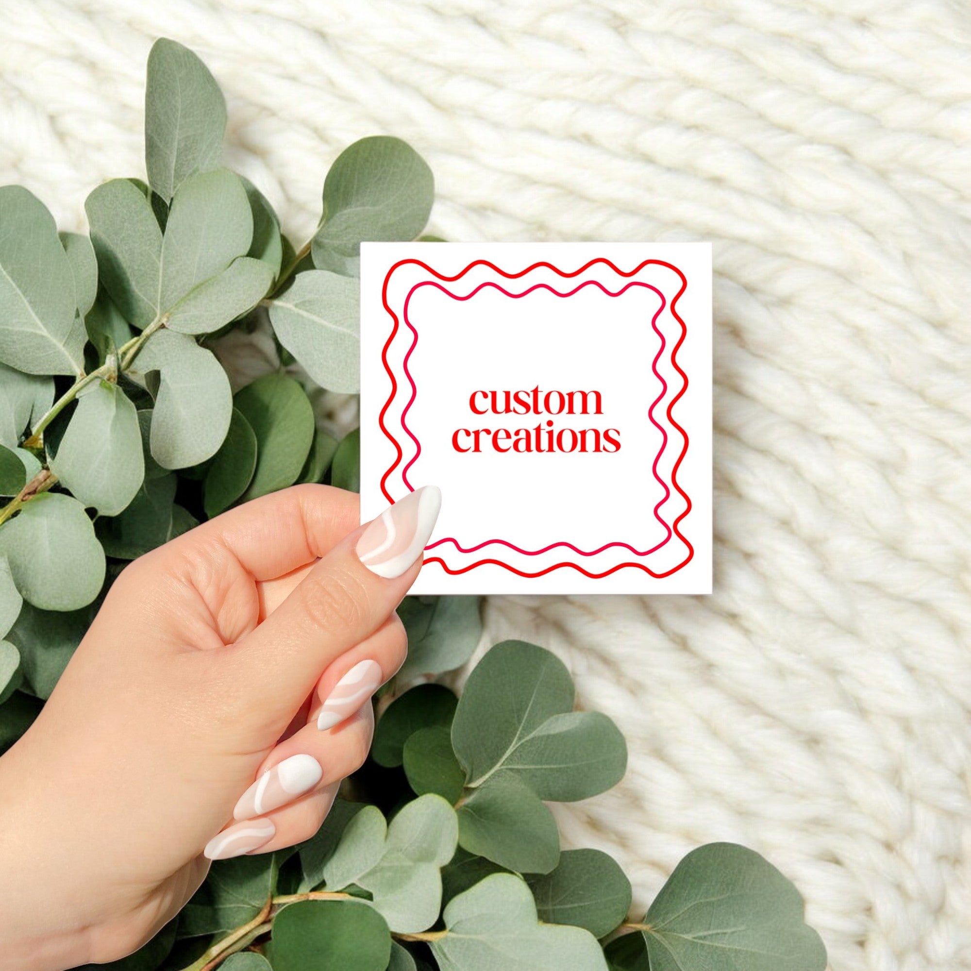 Custom Stickers - 10cm Square