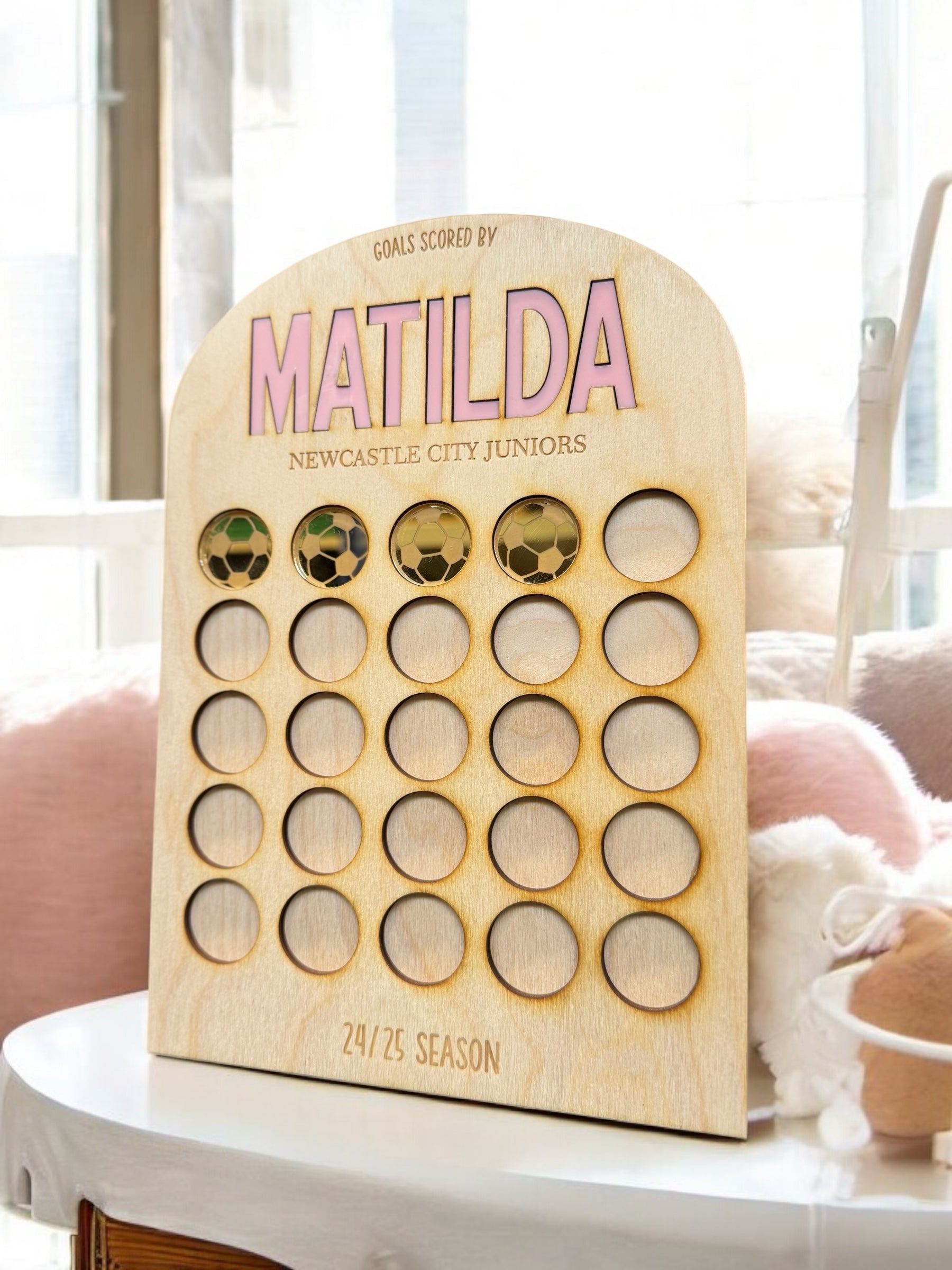 Football Board & Name