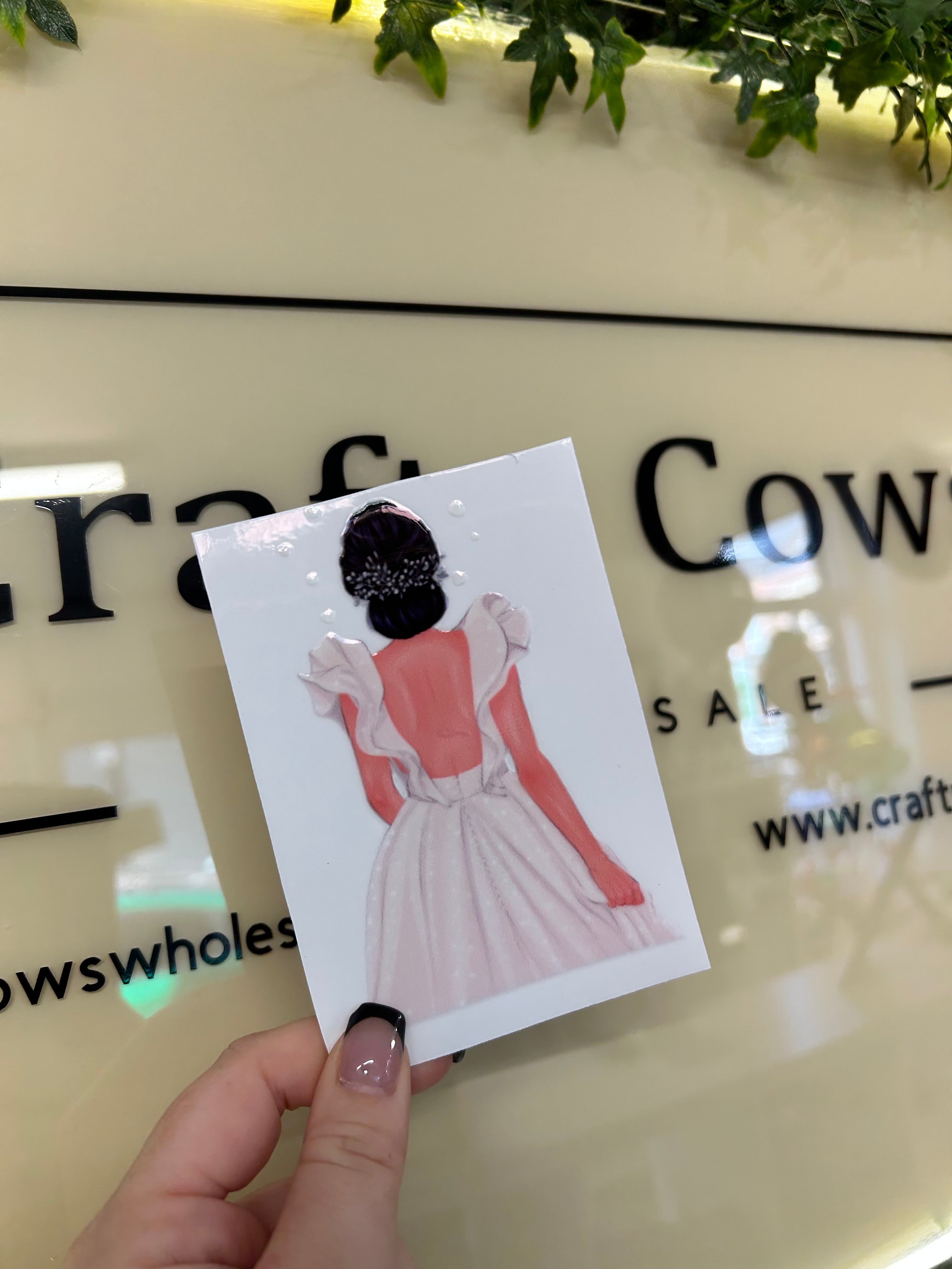 11cm Bride Decal UVDTF
