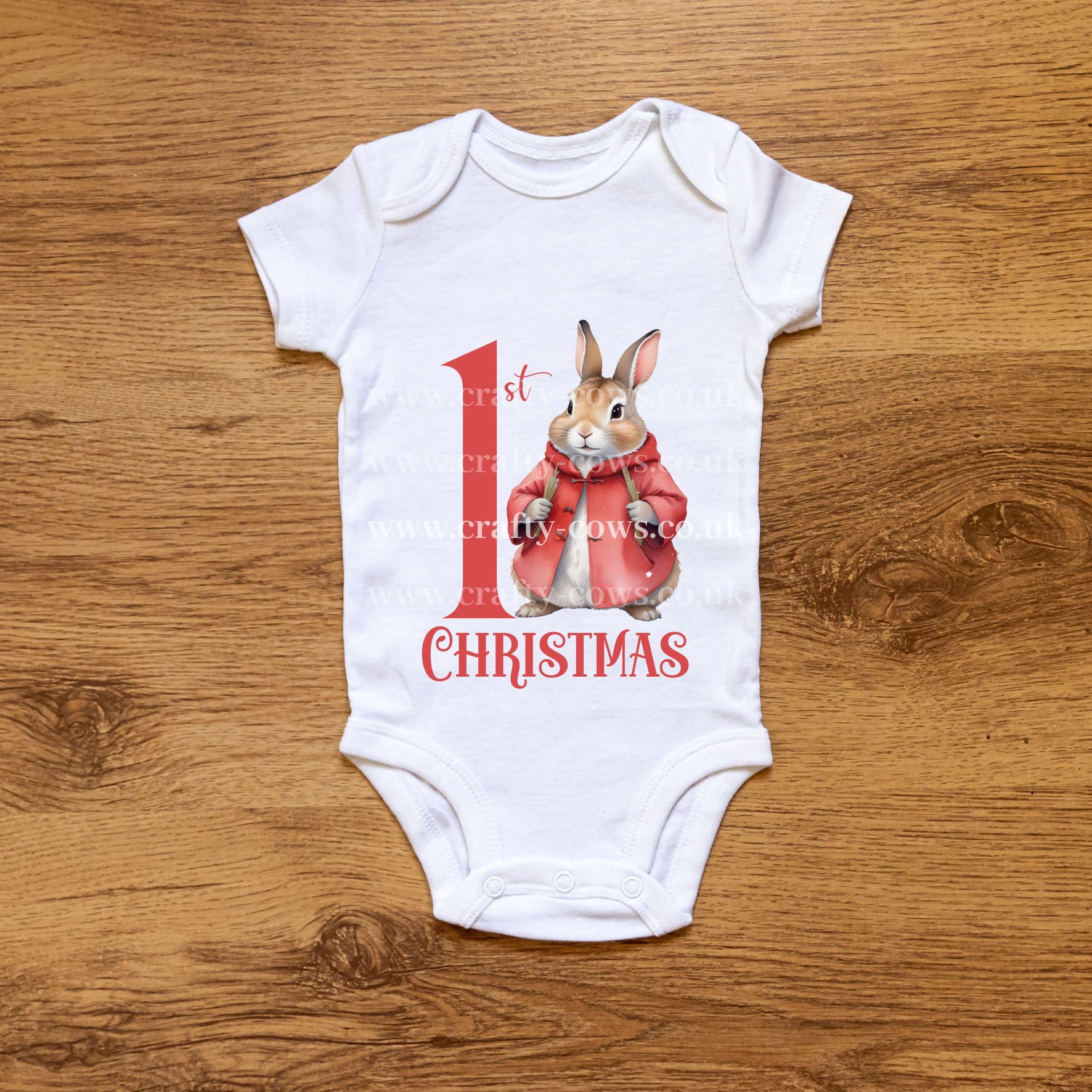 First Christmas Bunny DTF