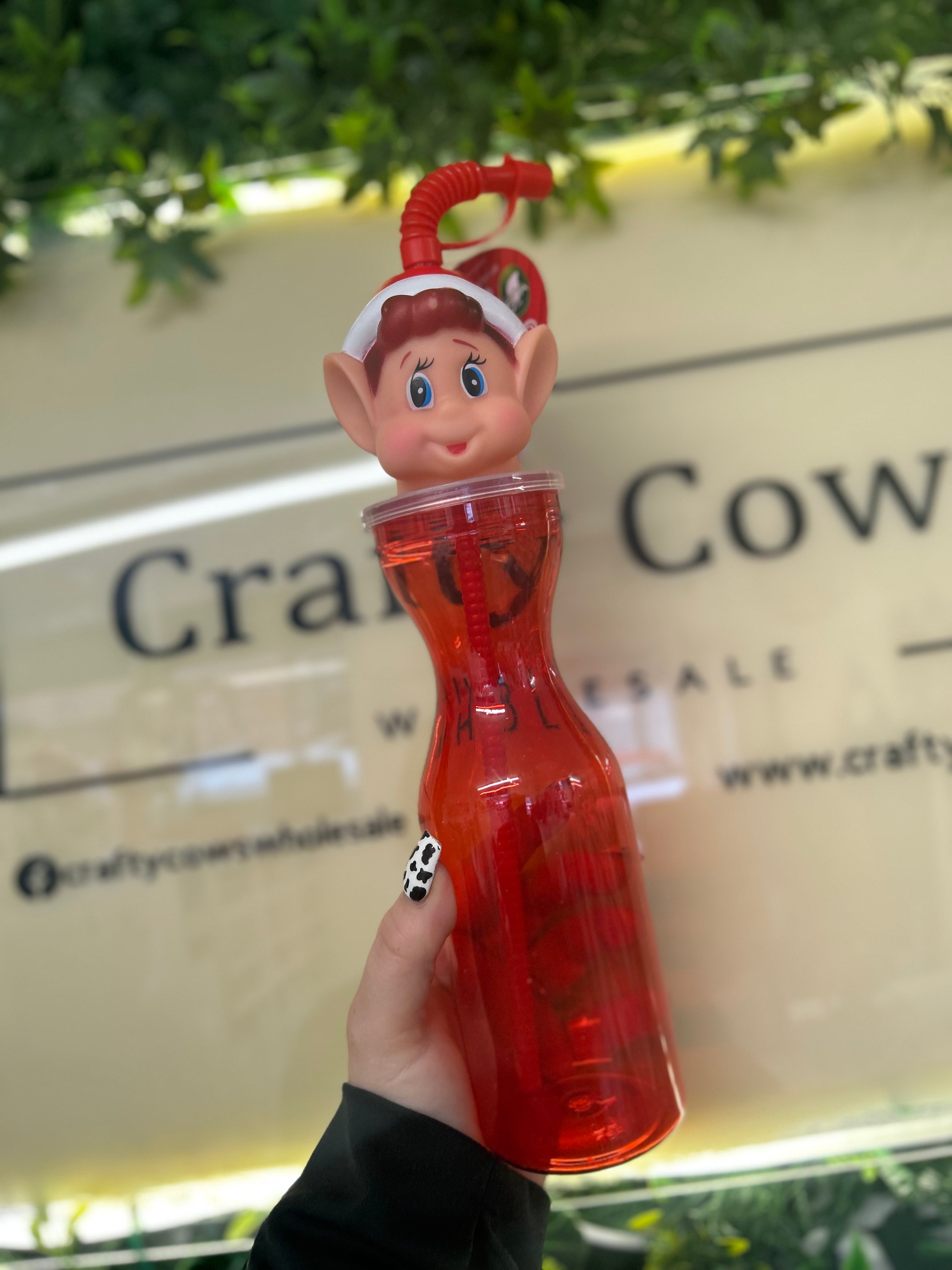 Elf Head Bottle