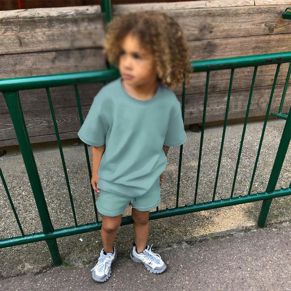 Kids Tales Two Piece Clothes Set - Pistachio Green