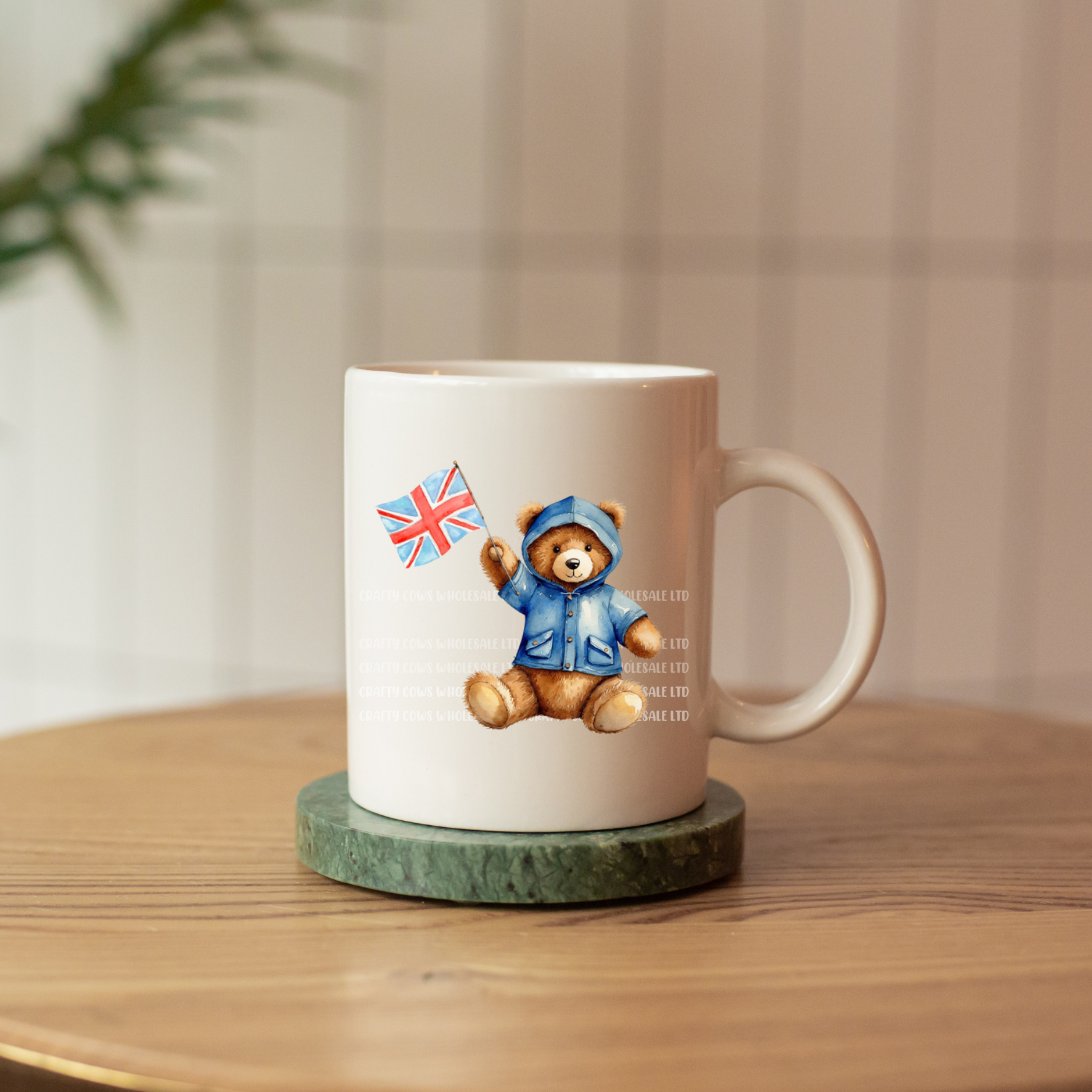 VE Day London Bear & Flag UVDTF Decal