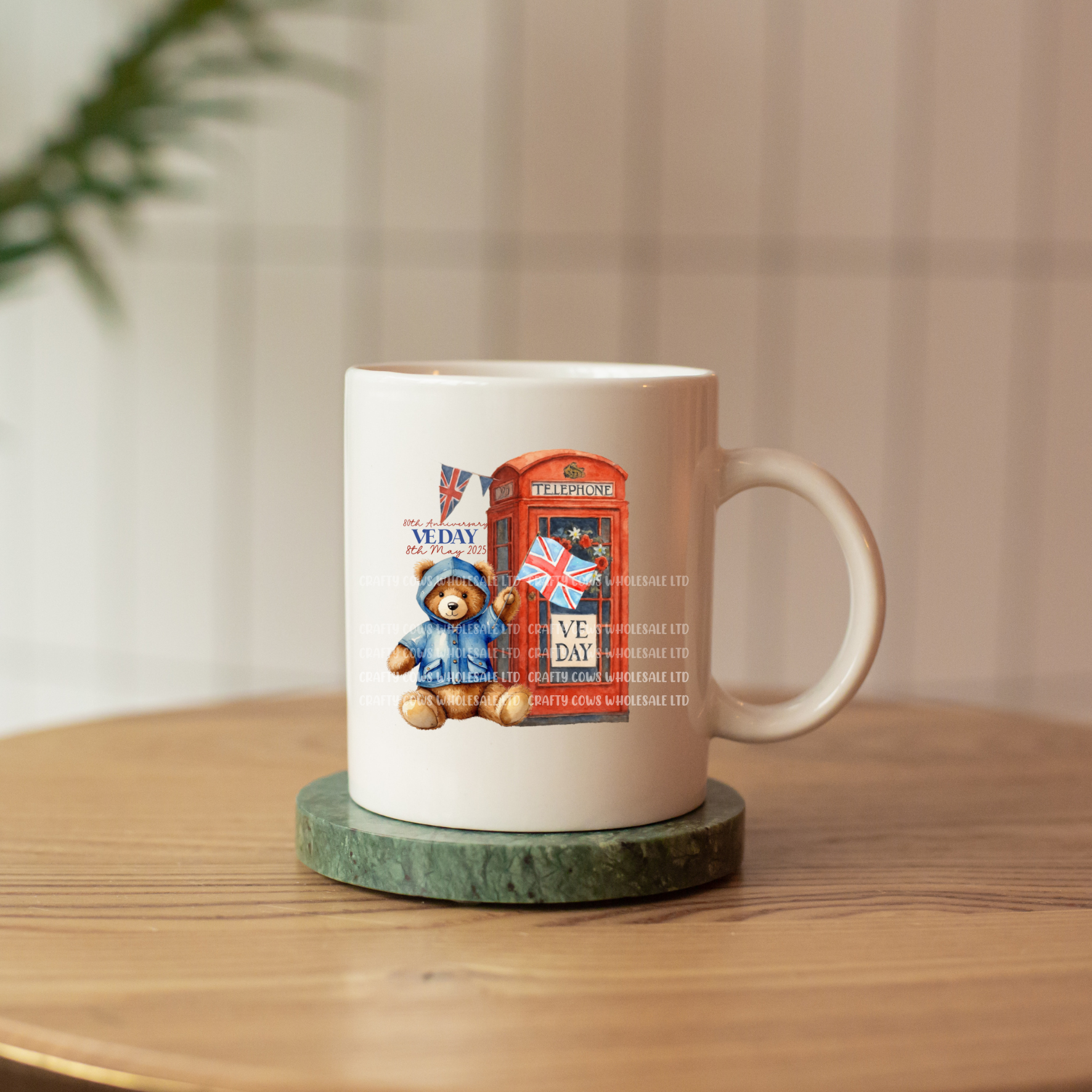 VE Day London Bear UVDTF Decal