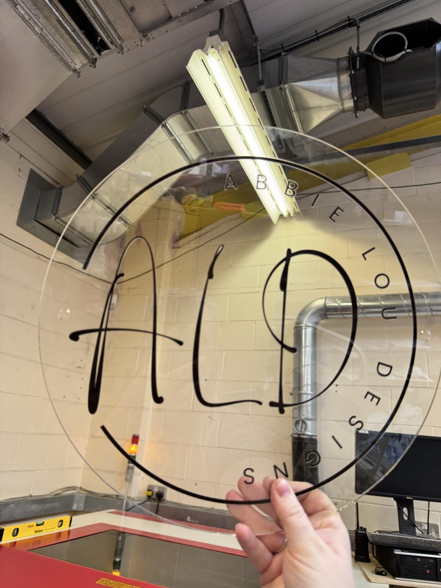 Custom Circle UV Printed Business Signage