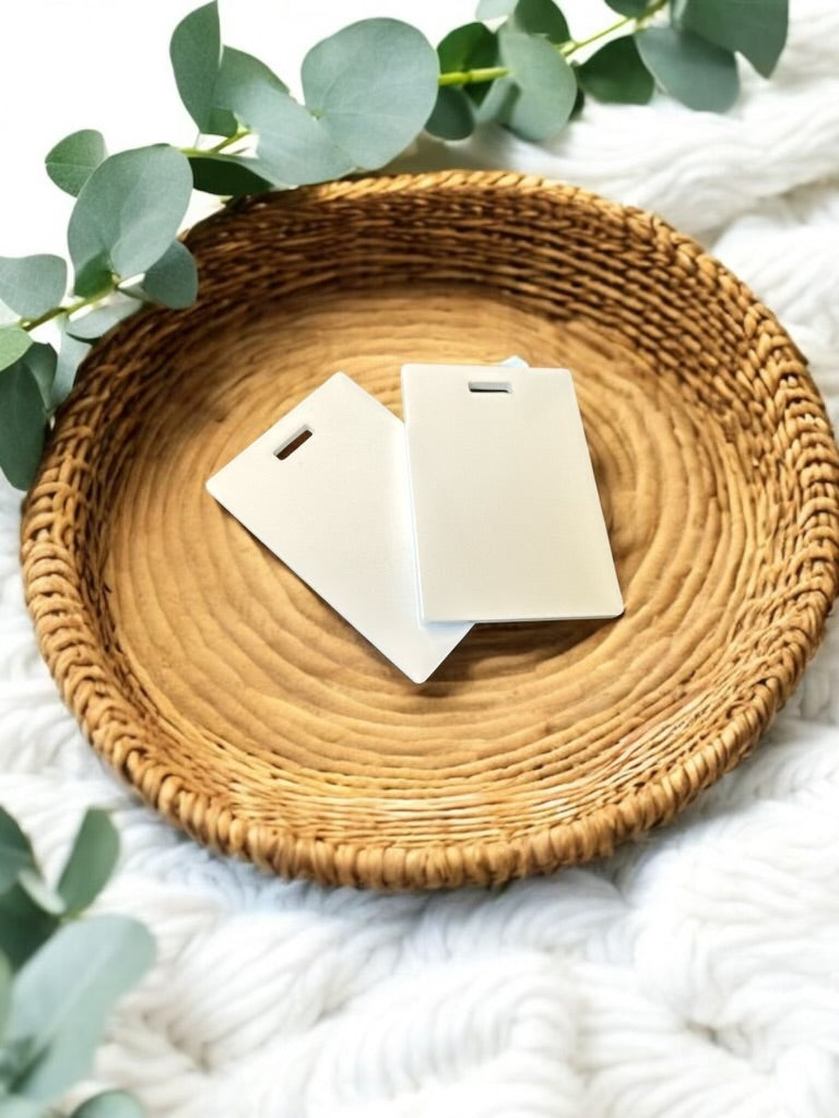 Acrylic Bag Tags Blank