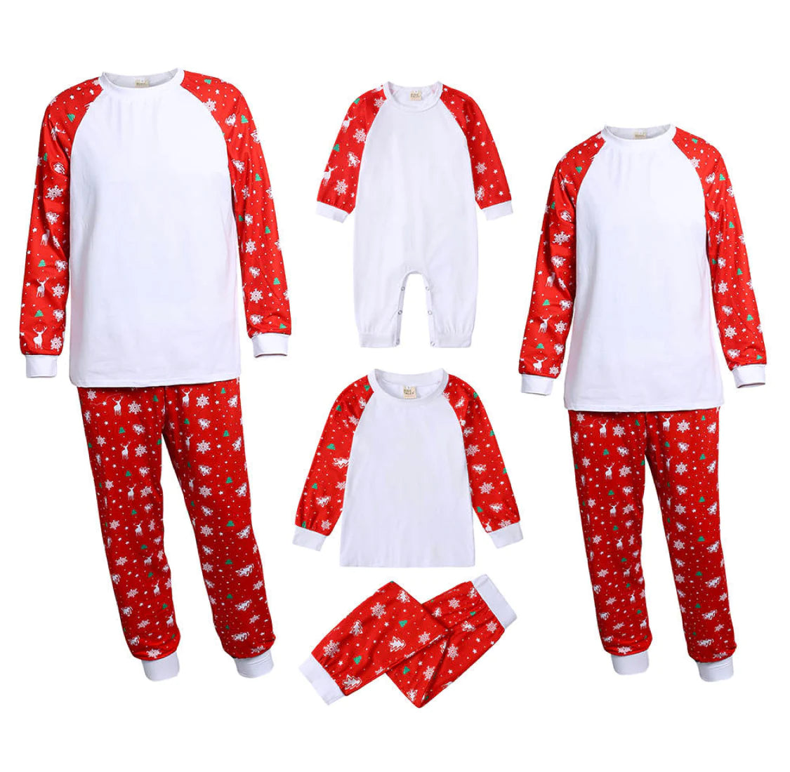 Blank christmas pajamas wholesale sale