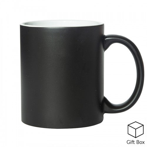 11oz Matte Black Colour Changing Mug