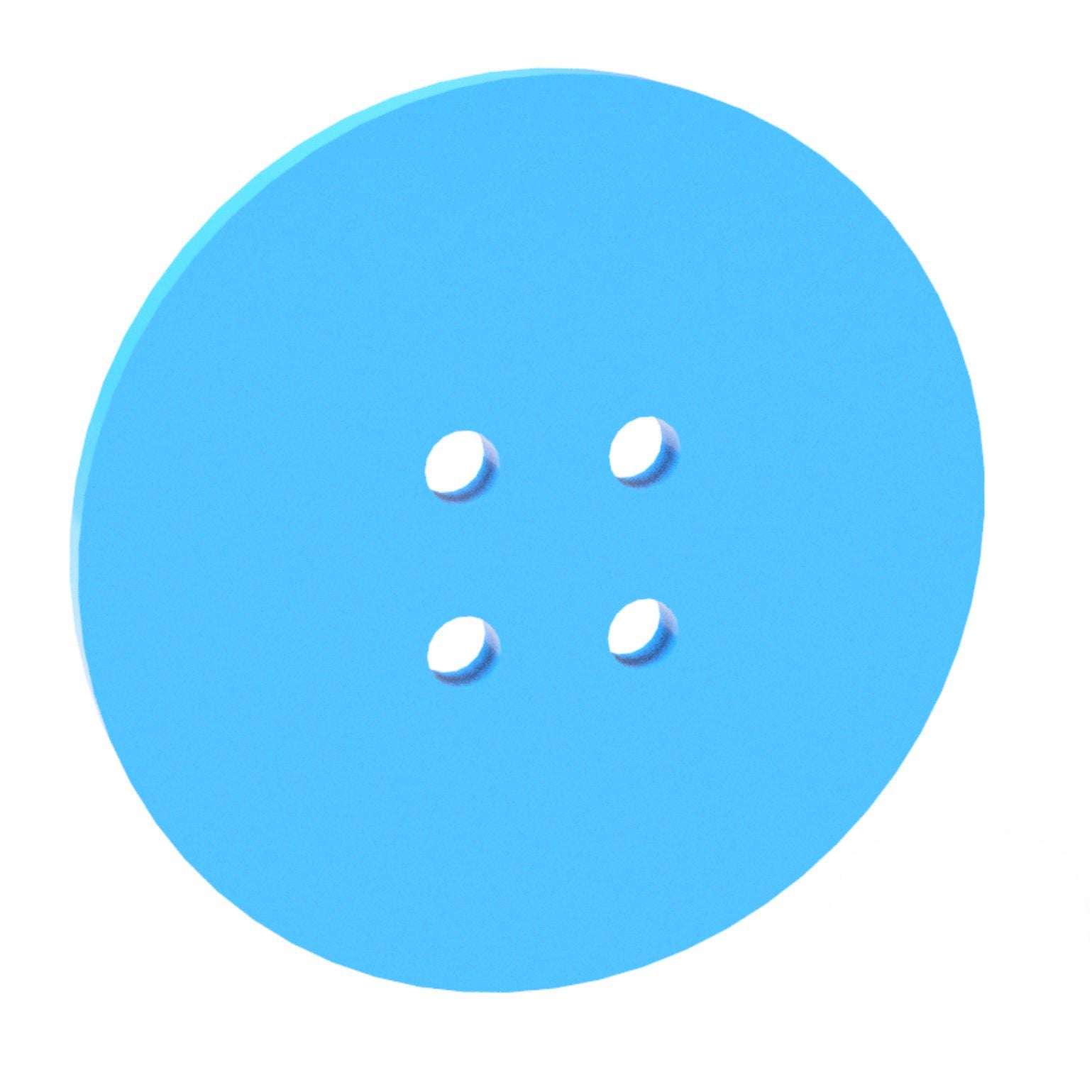 Blank Button - 50mm
