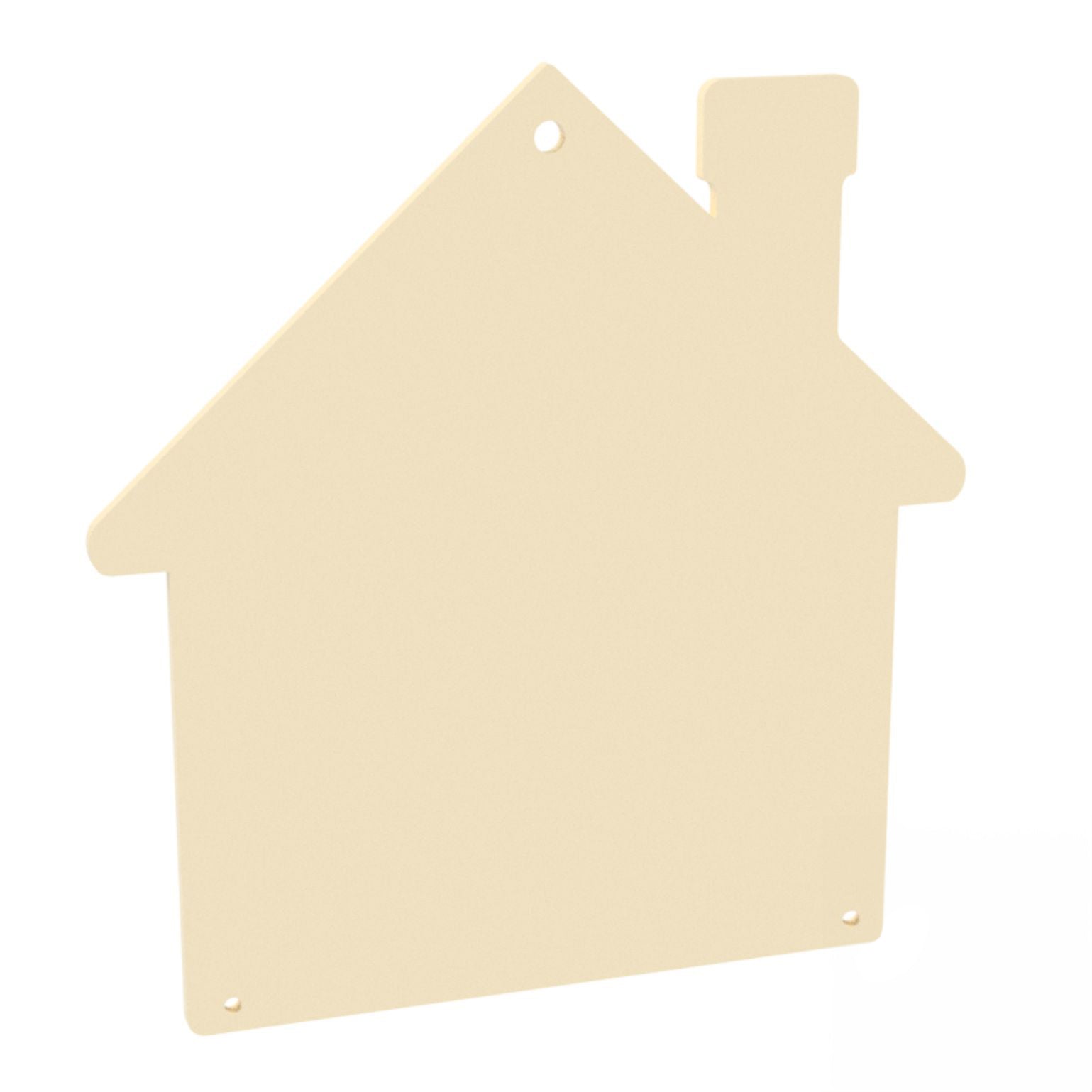 Acrylic House Hanging Plaque with 105mm Hanging Holes