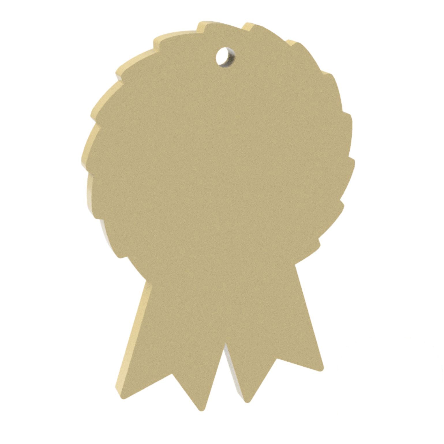 Blank Rosette Keyring size - 50mm