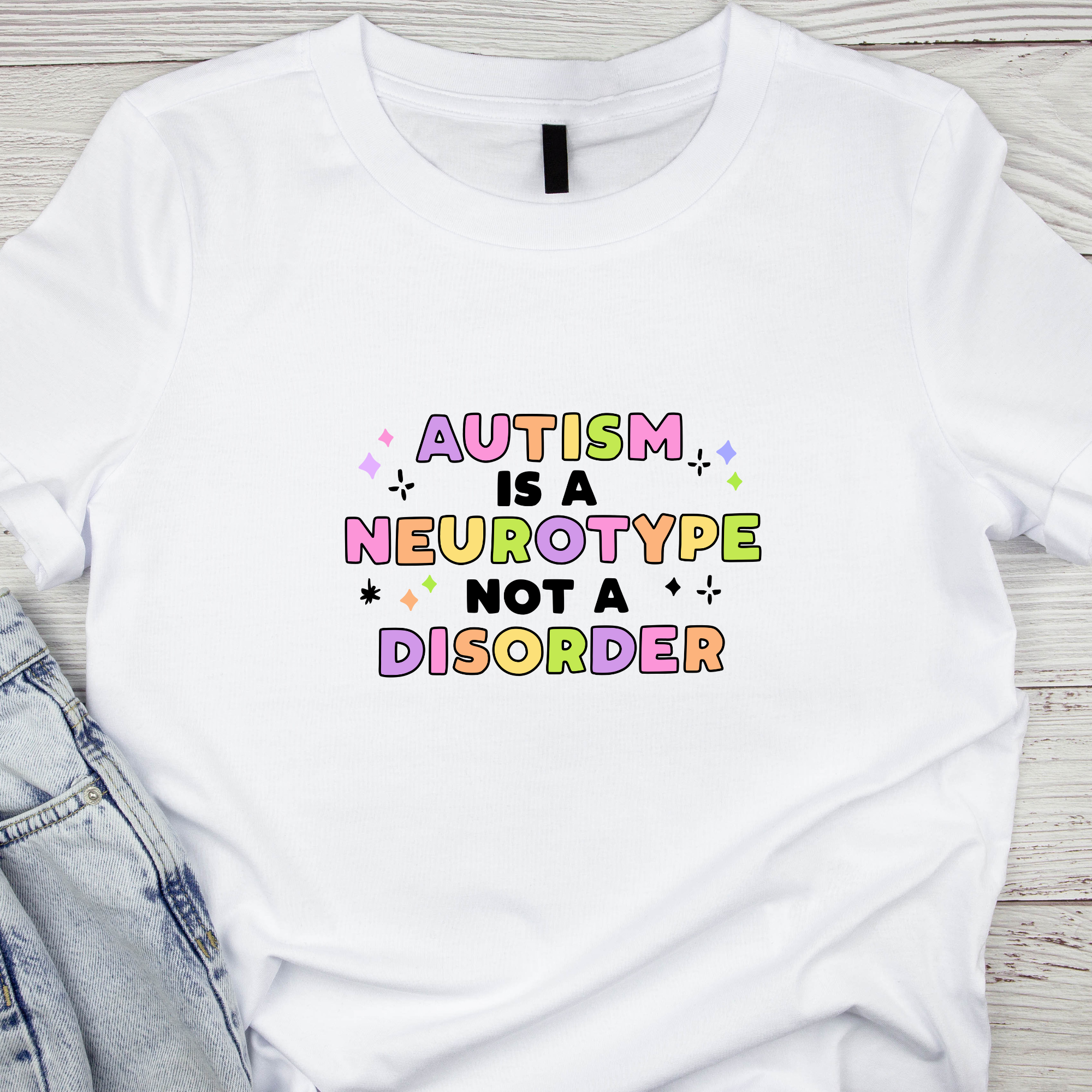 Autism is a Neurotype Neons DTF