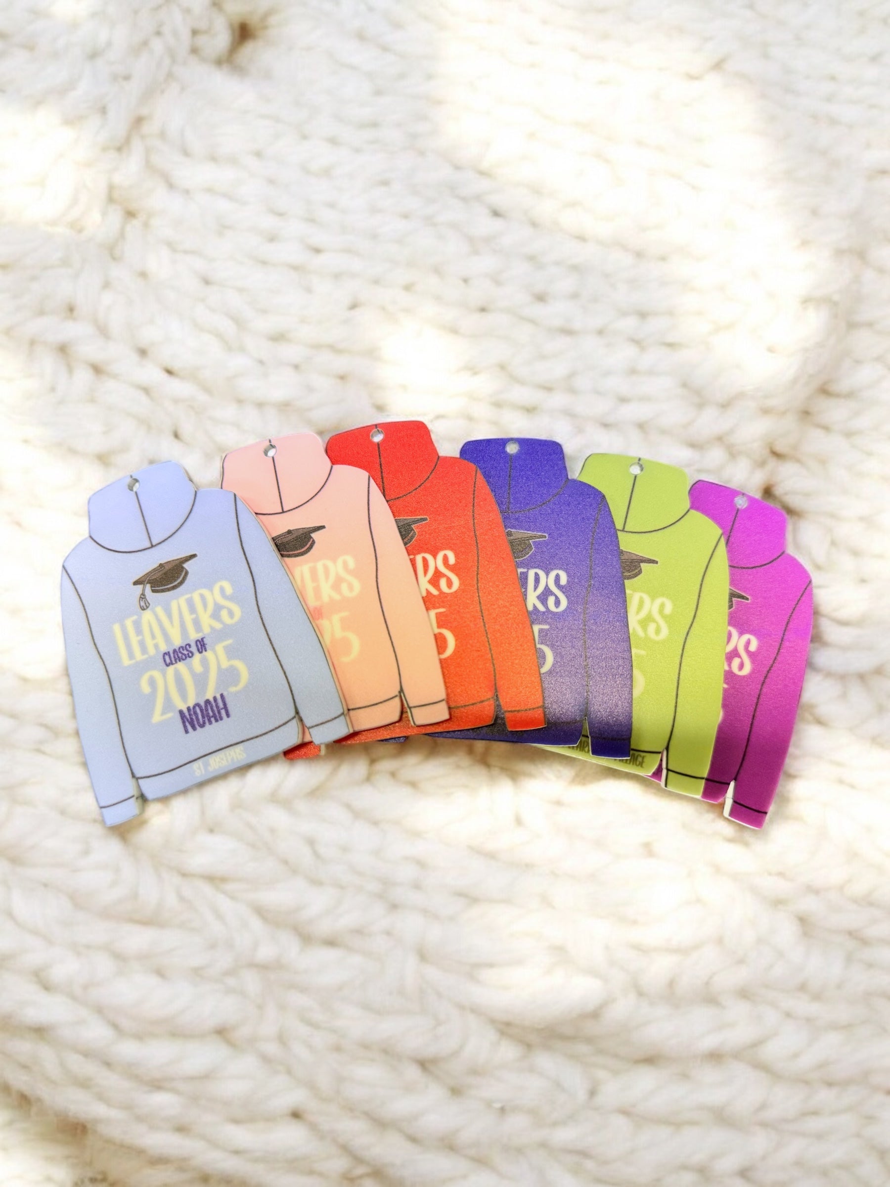 Hoodie Shape Keyring 75mm