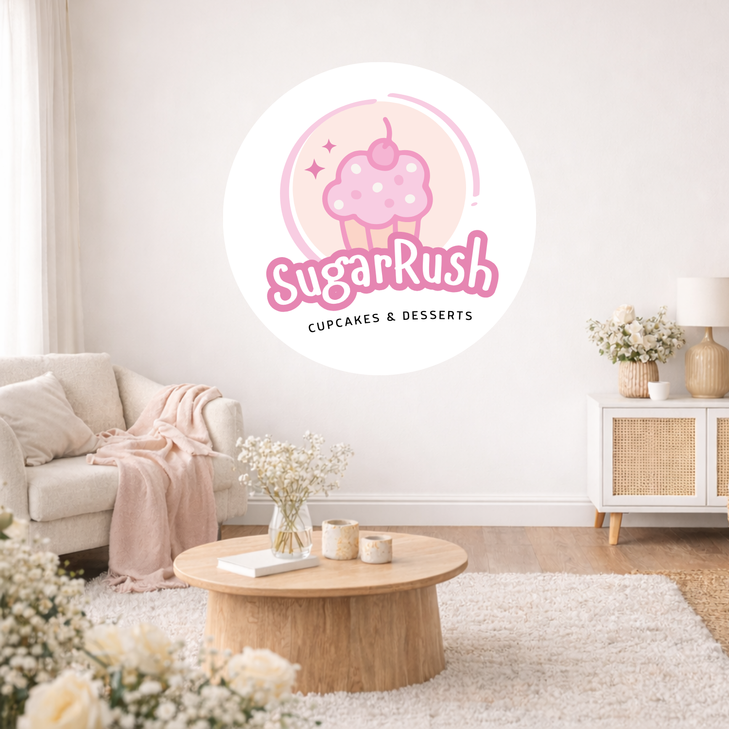 Custom Vinyl Wall Sticker - Circle