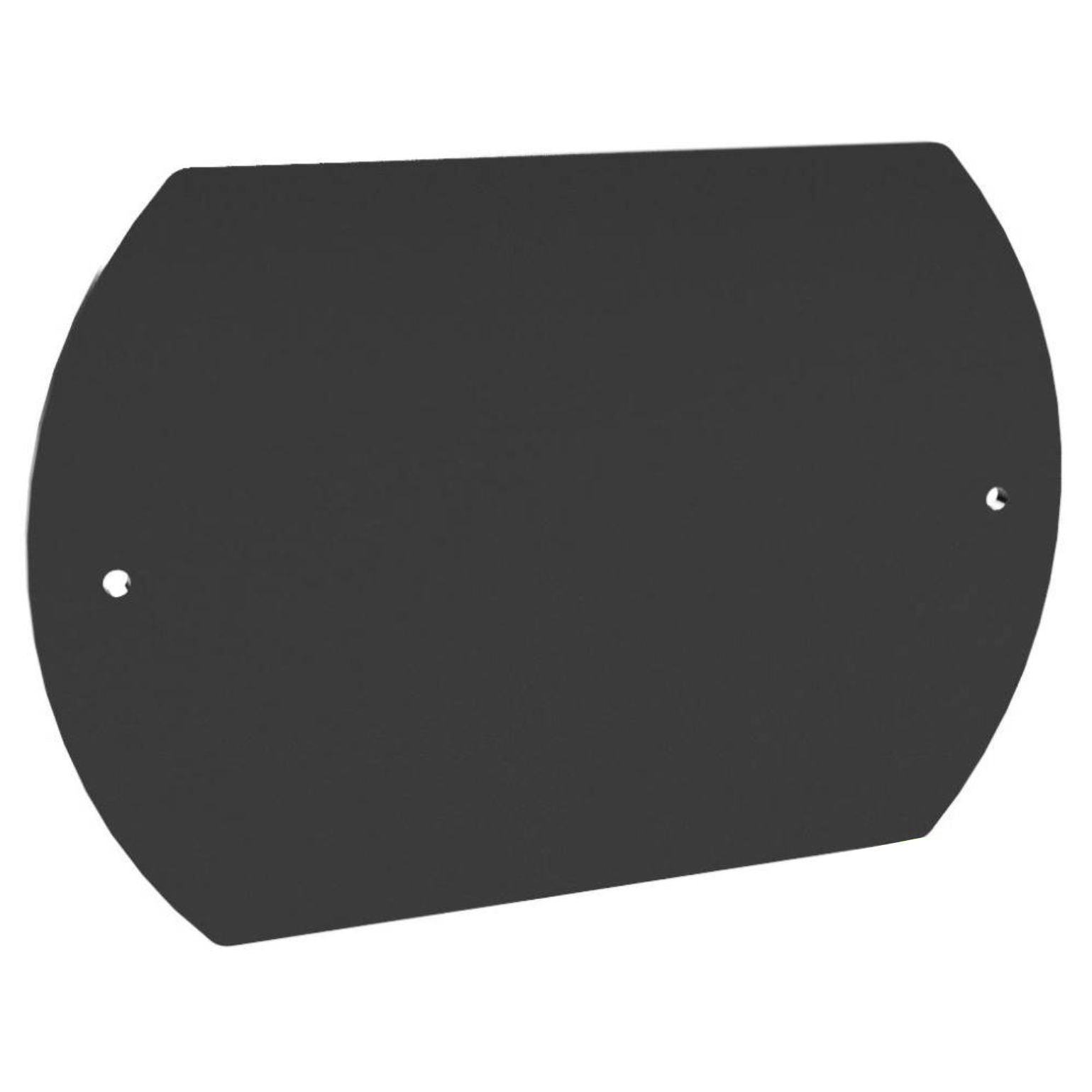 House Number Spare Rear Plate - Convex