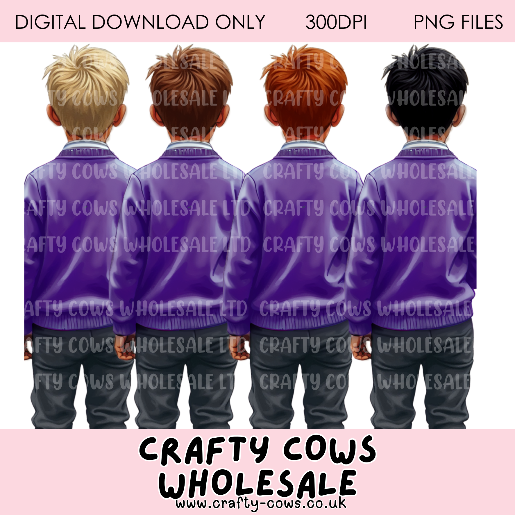 School Boys - Purple Digital Downloads