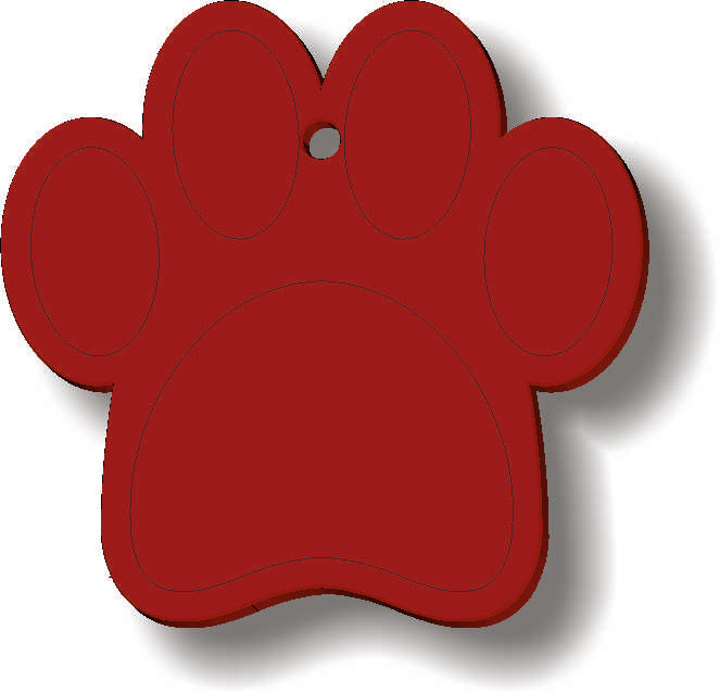 Pawprint - 50mm