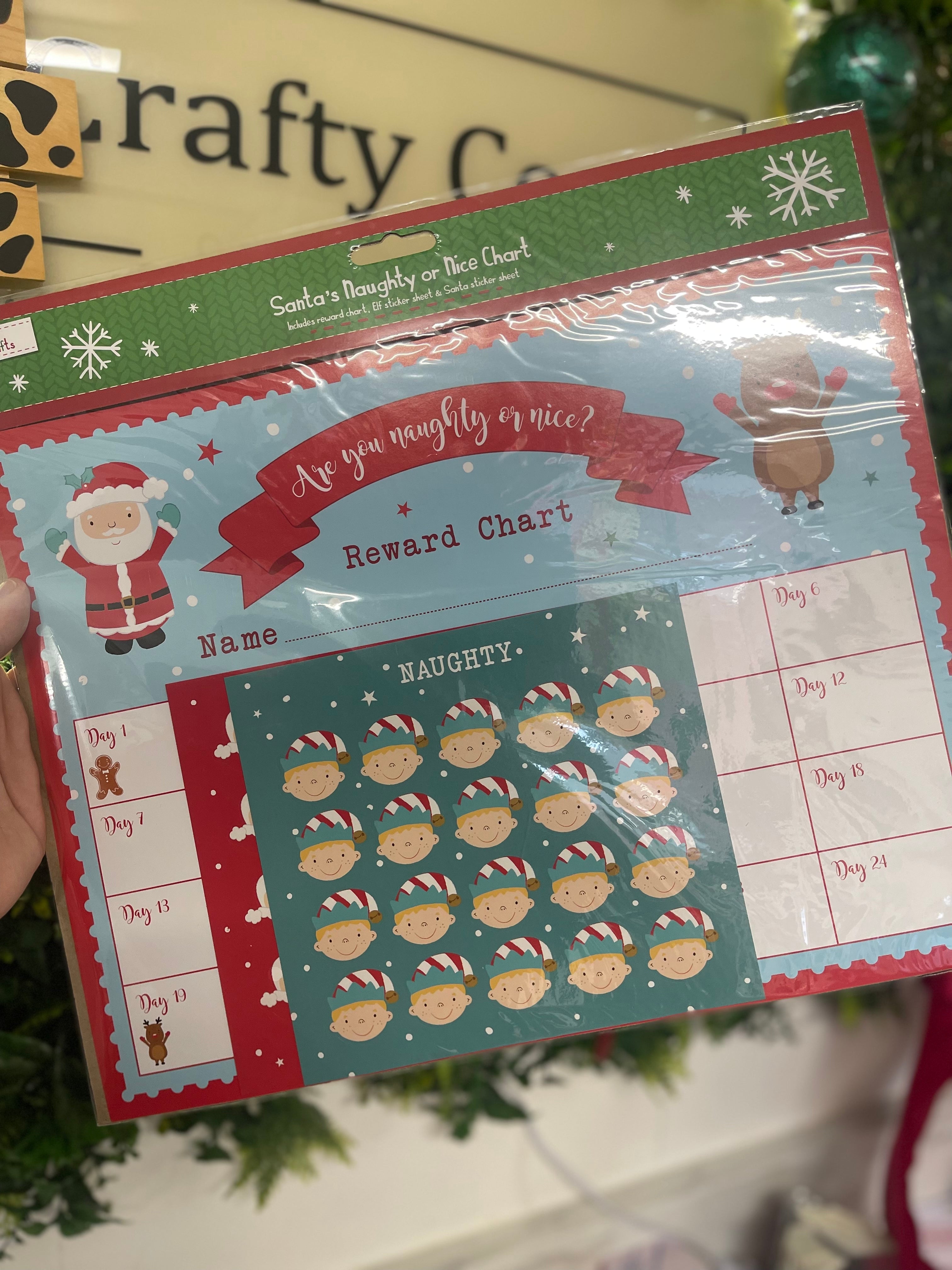 Christmas Reward Chart