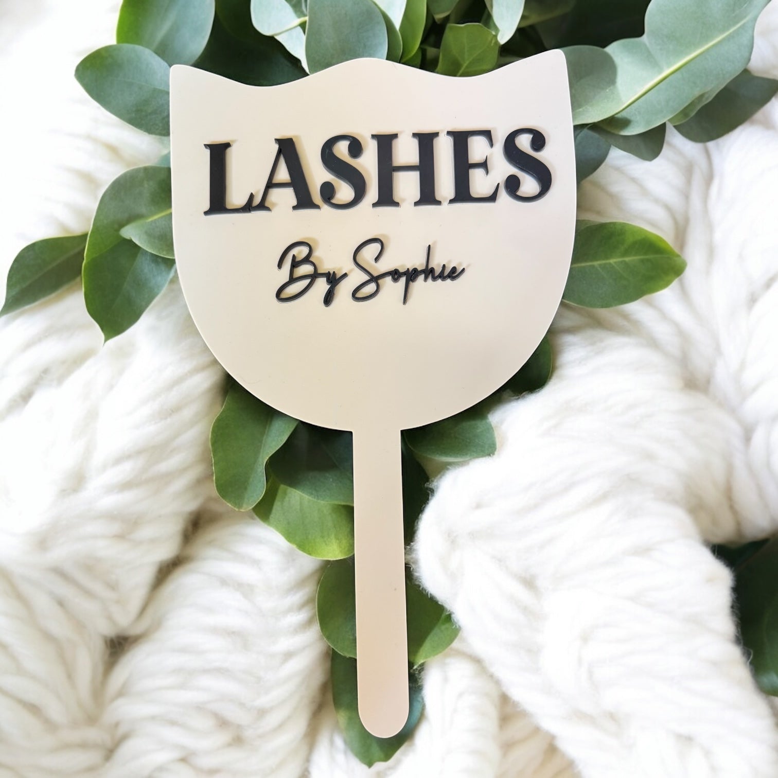 Wording BROWS - Social Media Beauticians Face Paddle