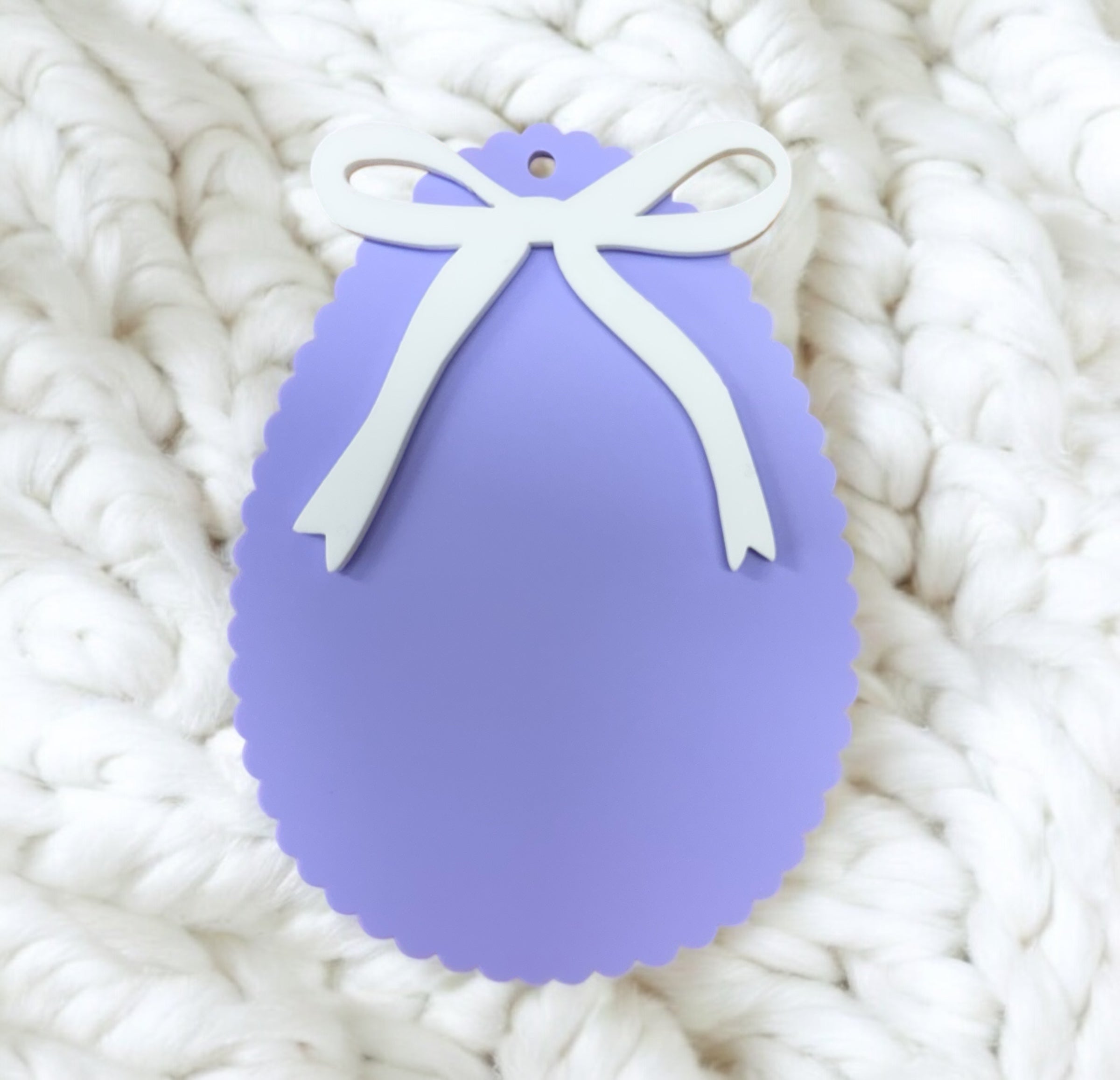 Scalloped Easter Egg 100mm