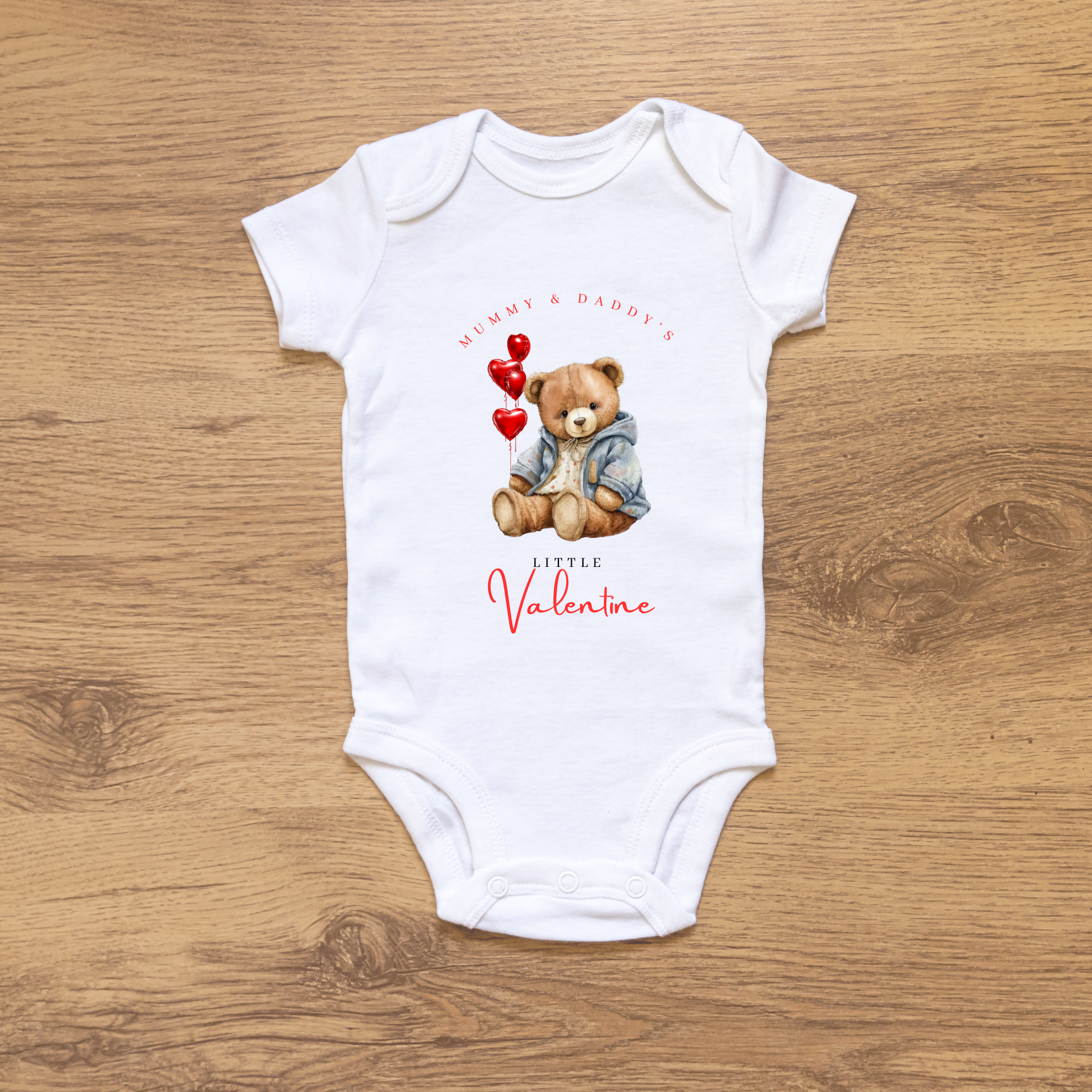 Mummy and Daddy's Little Valentine Red