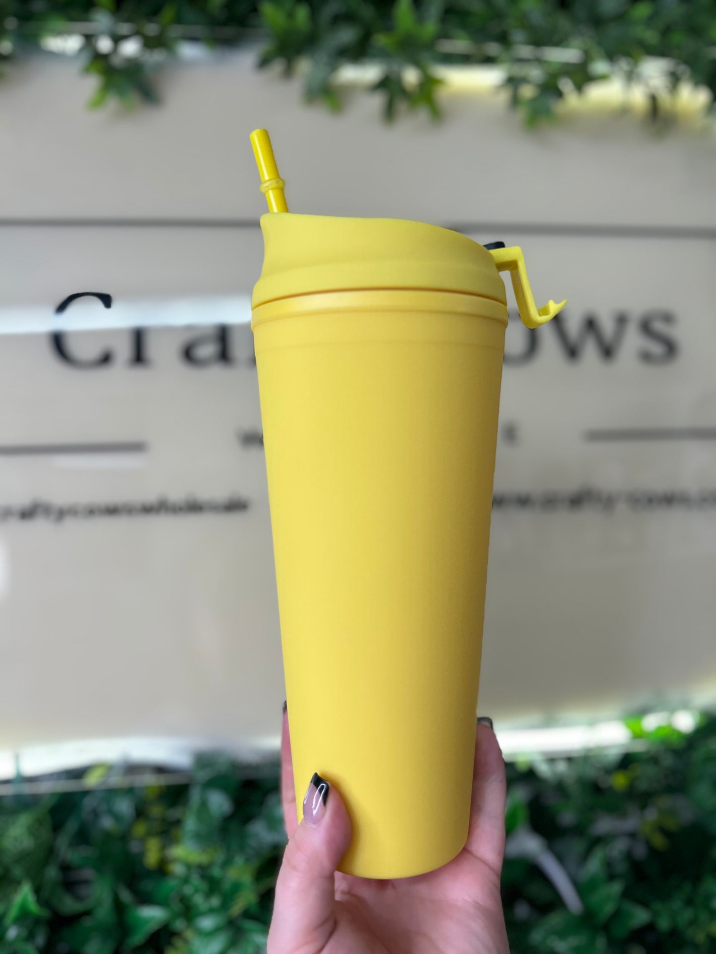 22oz Double Walled Hot Cup - Yellow (12)
