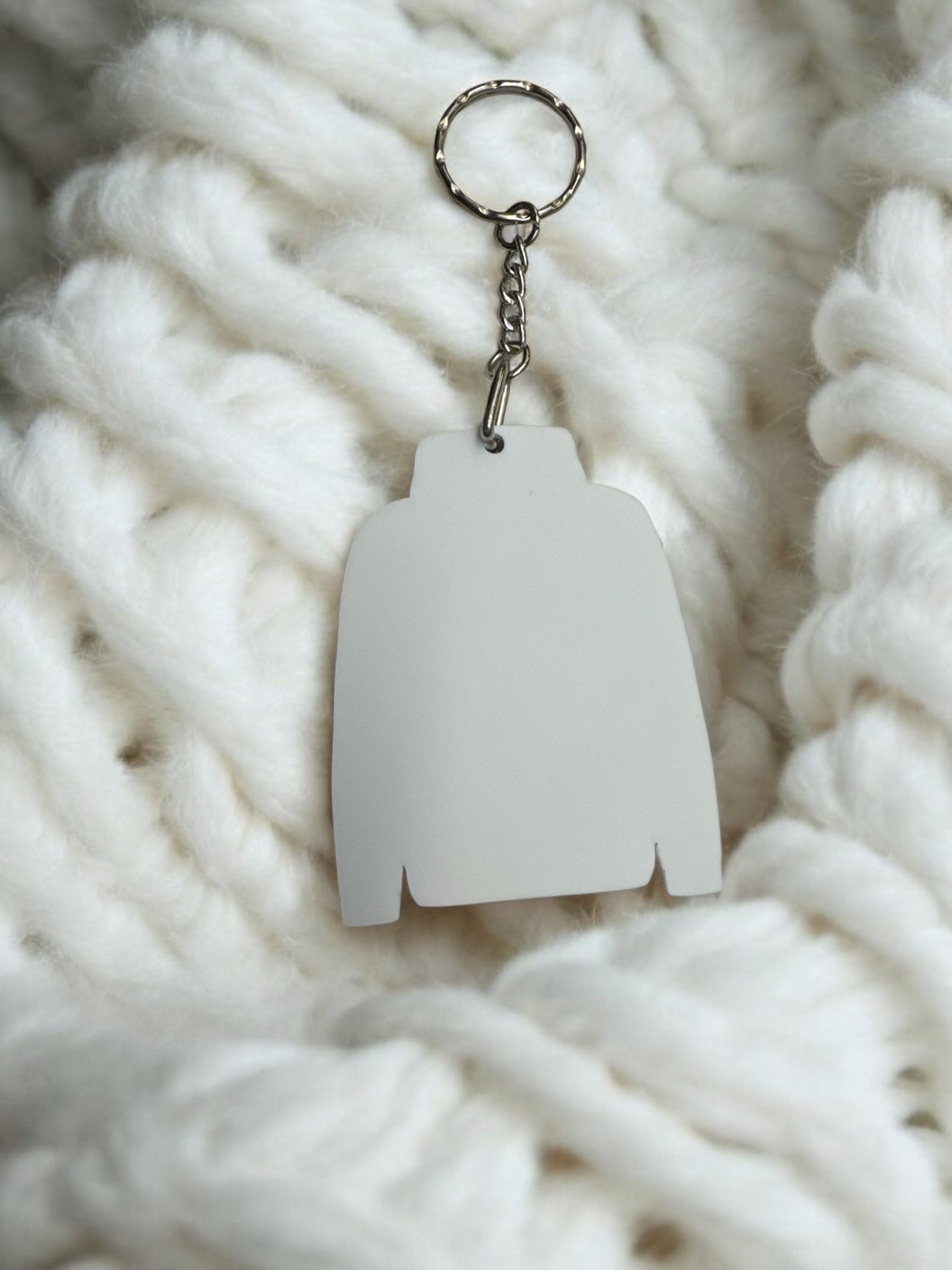 Hoodie Shape Keyring 75mm