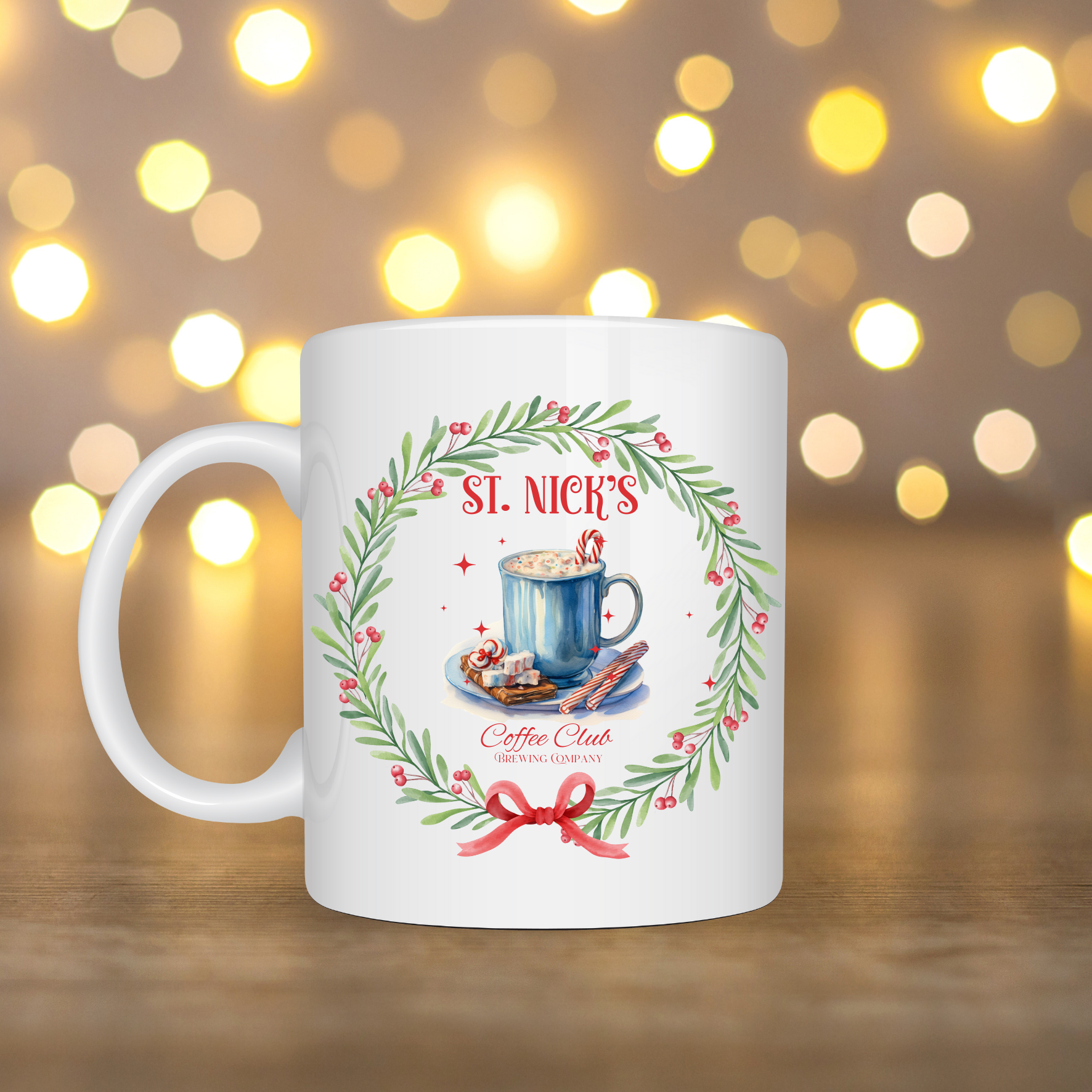 St Nicks Coffee Club Coffee Cup UVDTF