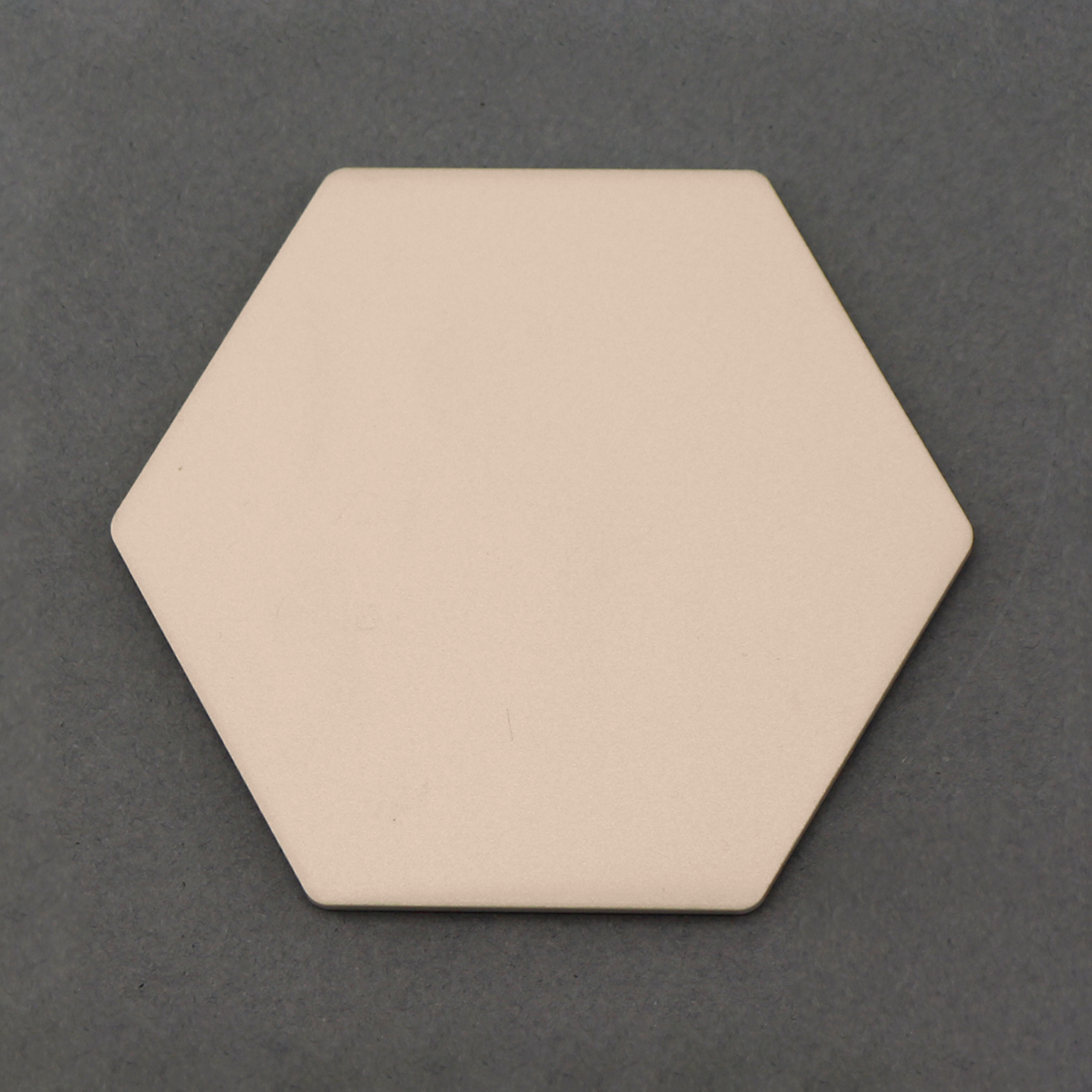 Printed Blank - Beige Nude - 80mm Hexagon