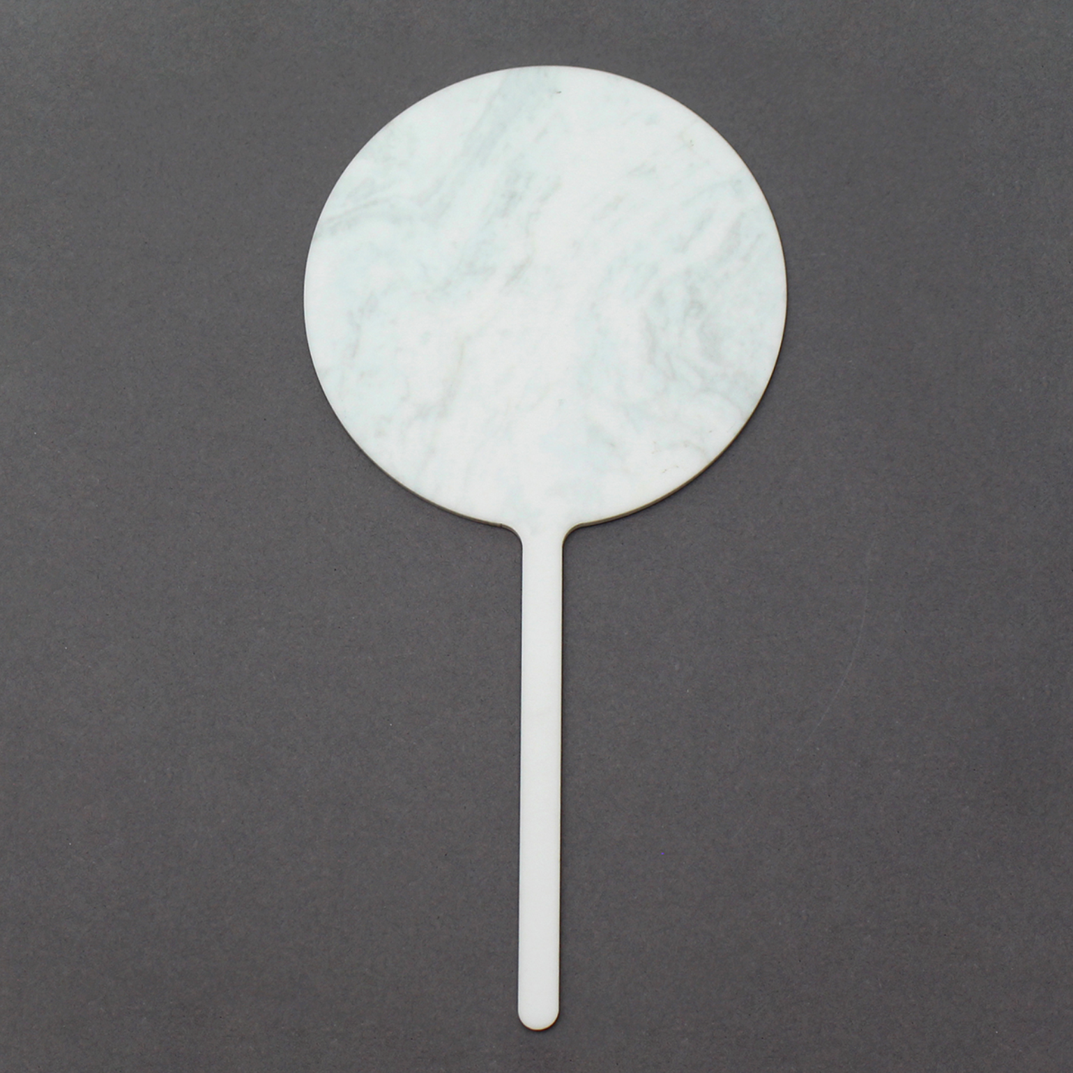 Printed Blank - Grey Marble - Cake Topper - 100mm Disc Paddle