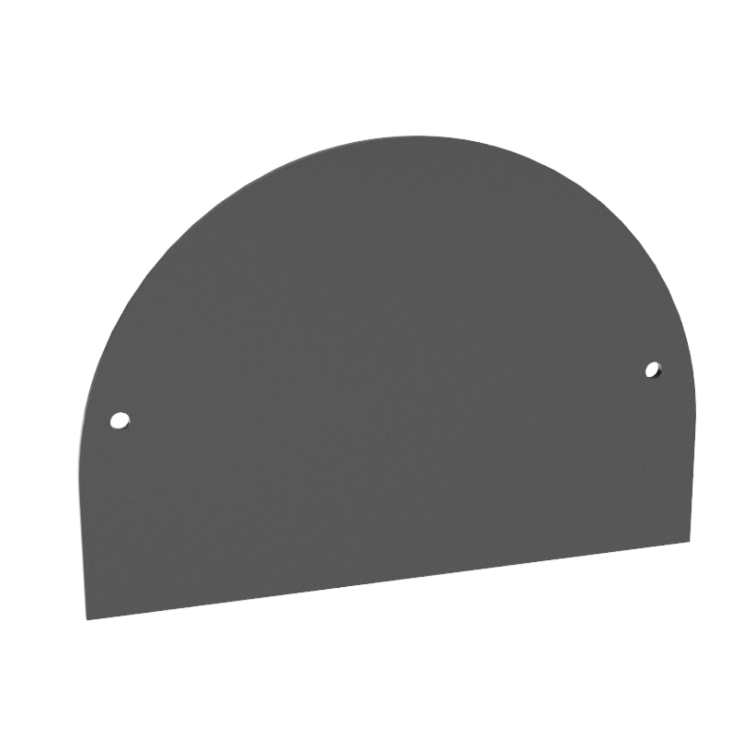 House Number Spare Rear Plate - Arch