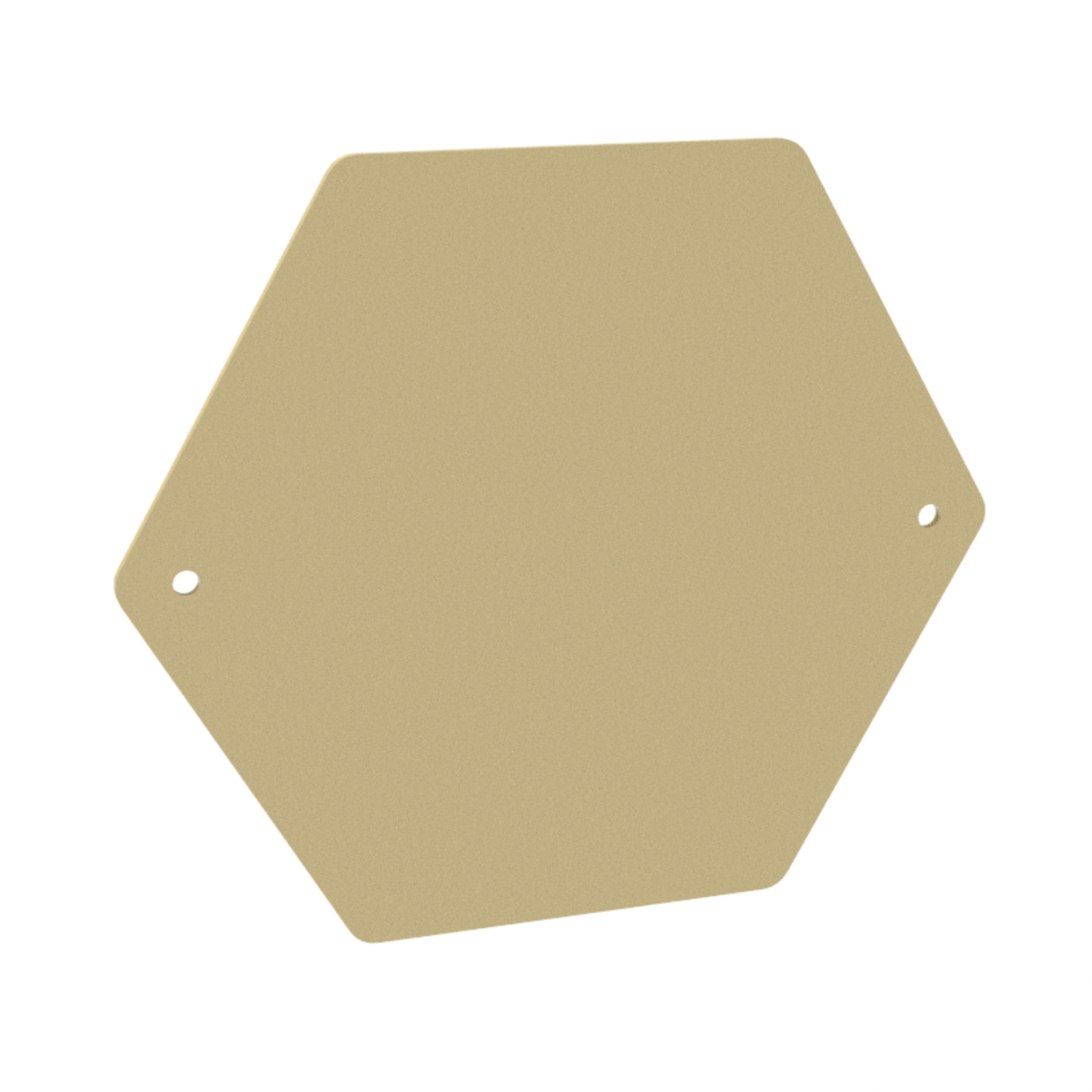 House Number Spare Rear Plate - Hexagon