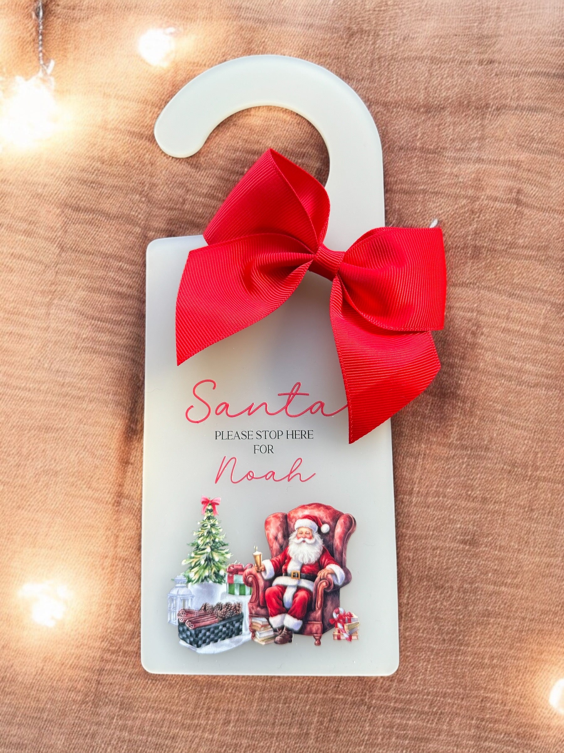 Santa Door Hanger UVDTF