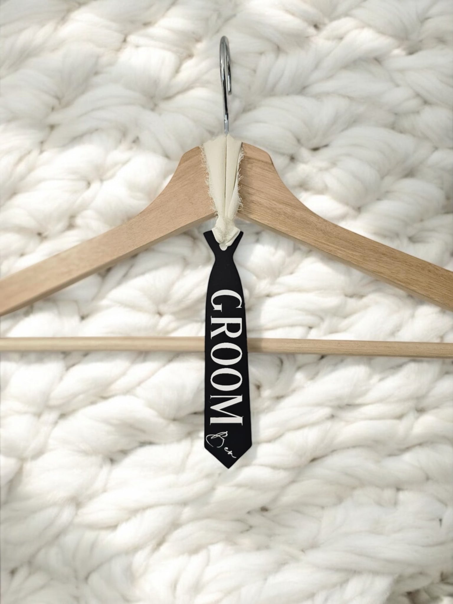 Acrylic Wedding Tie 145mm