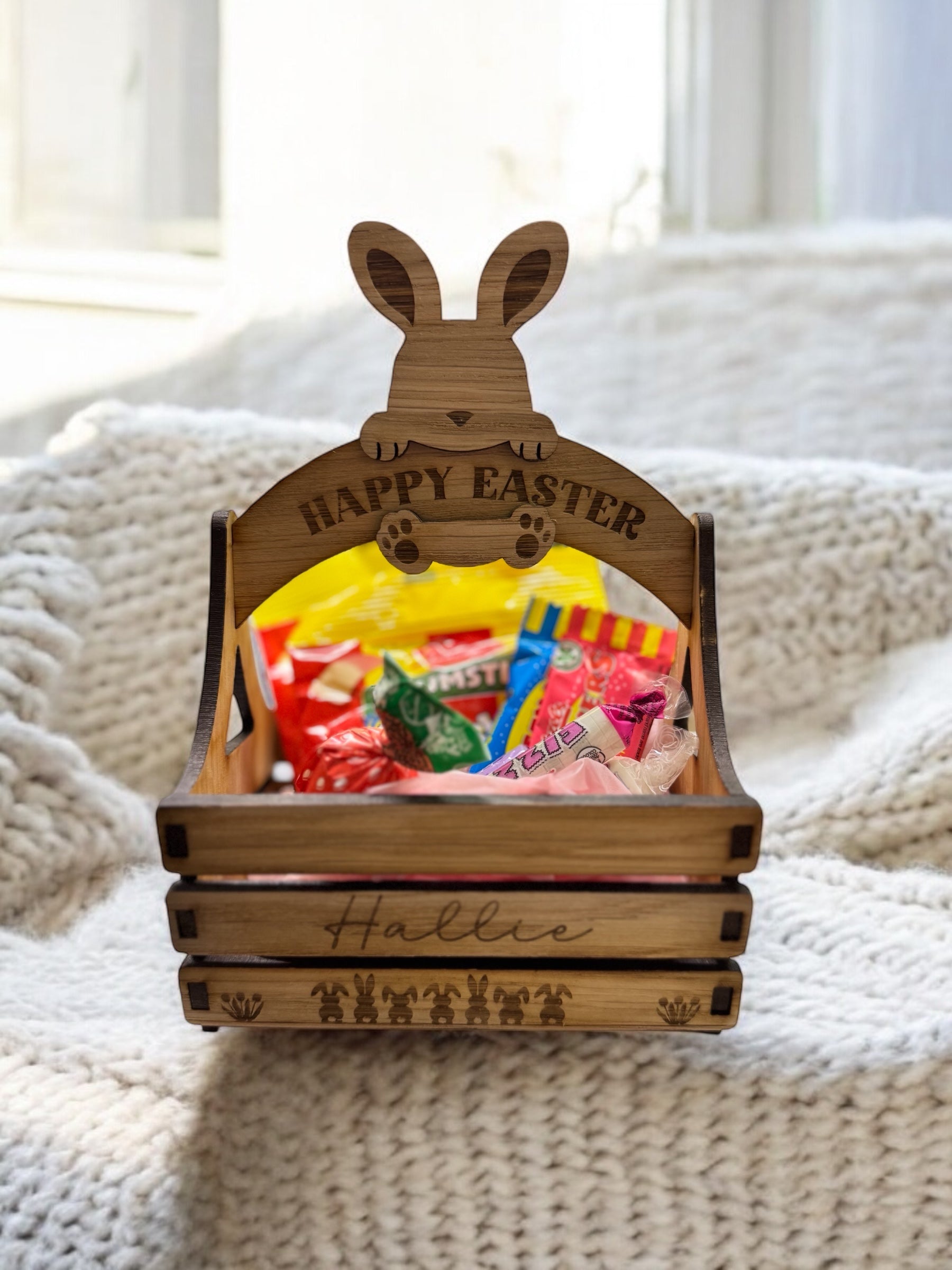 Engraved Easter Basket