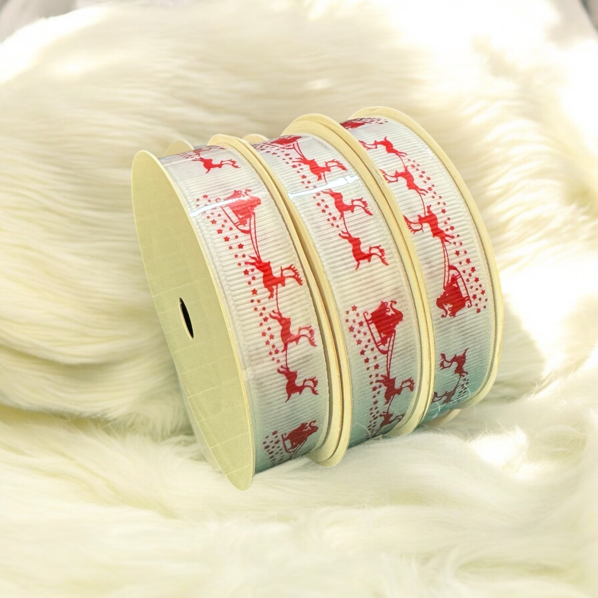 Santa Sleigh Ribbon 5m