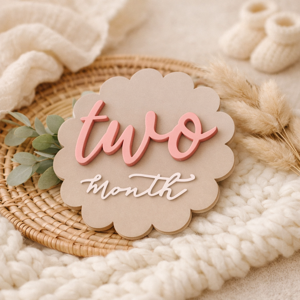 75mm Number Acrylic Wording