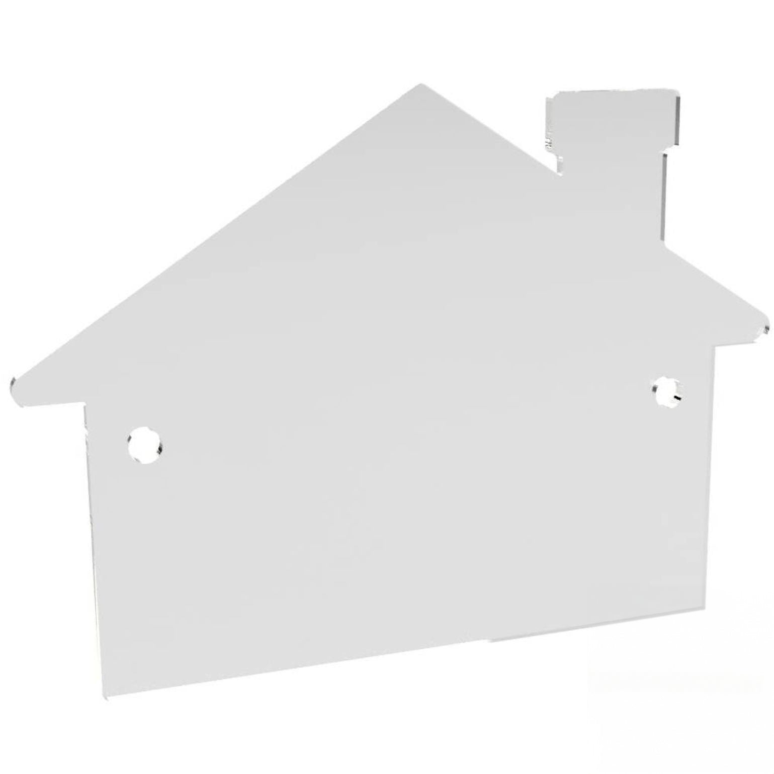 Front for House shaped House Number - 3mm Clear