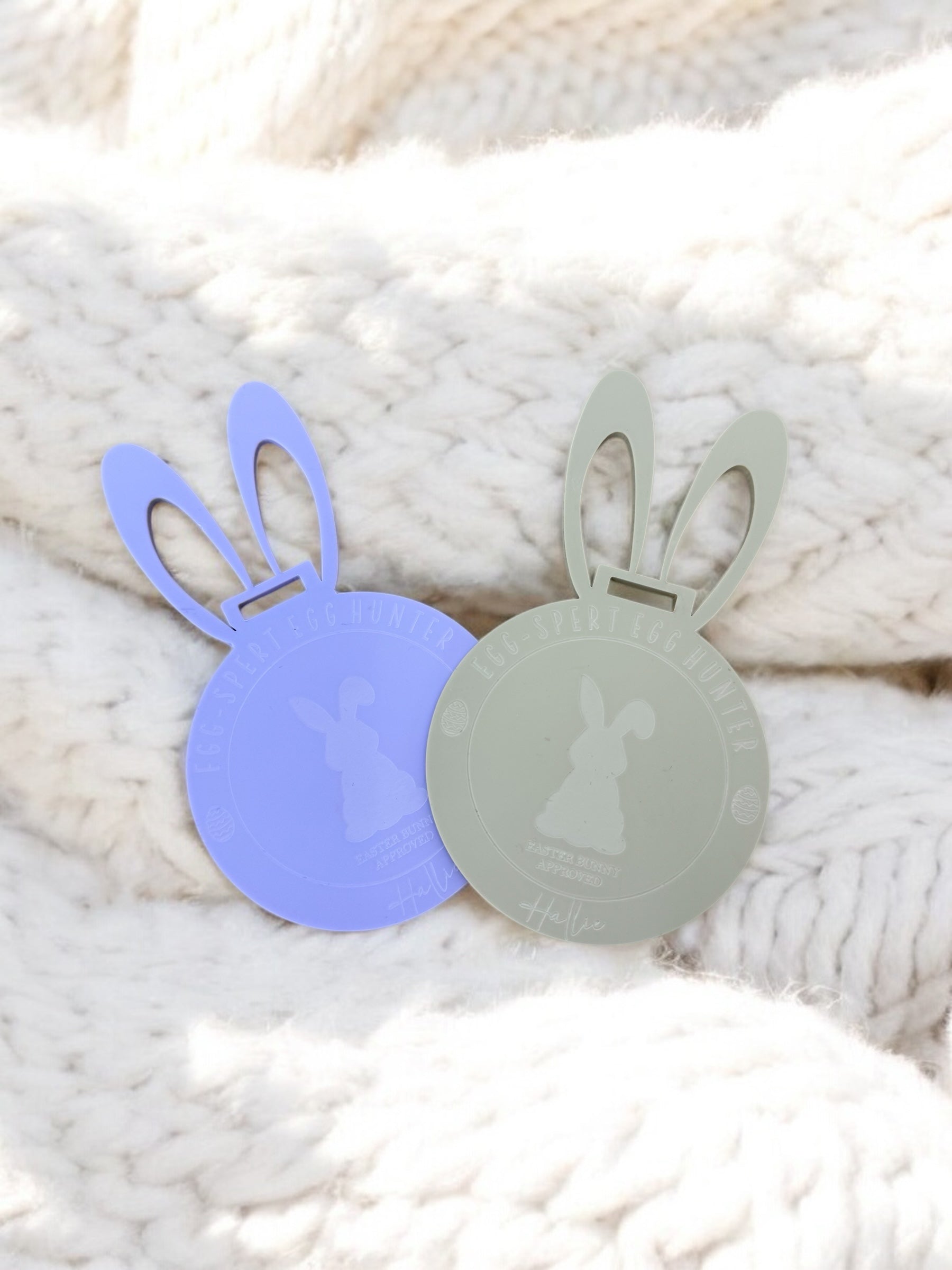 Easter Bunny Medal Engraved