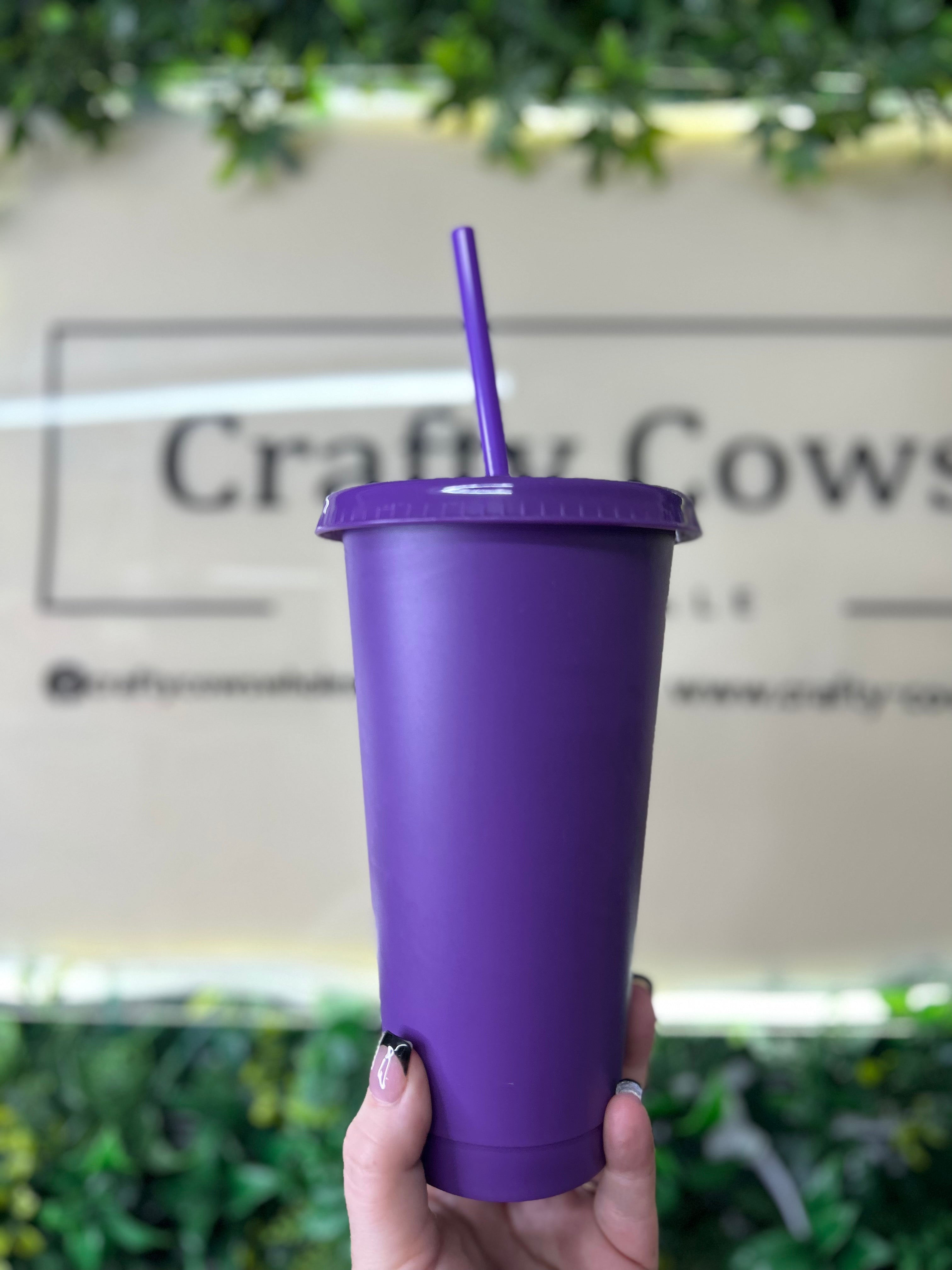 24 oz Cold Cup - Purple