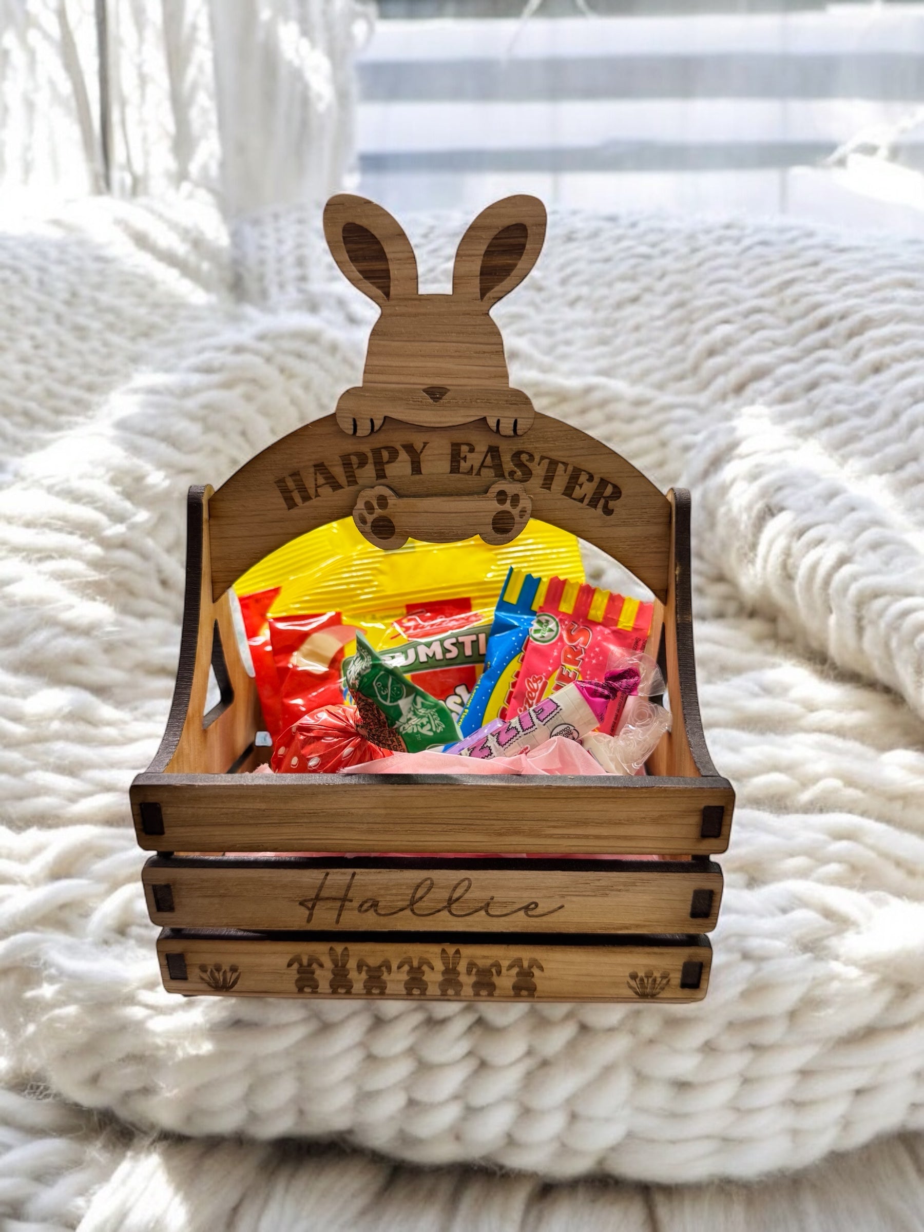 Engraved Easter Basket