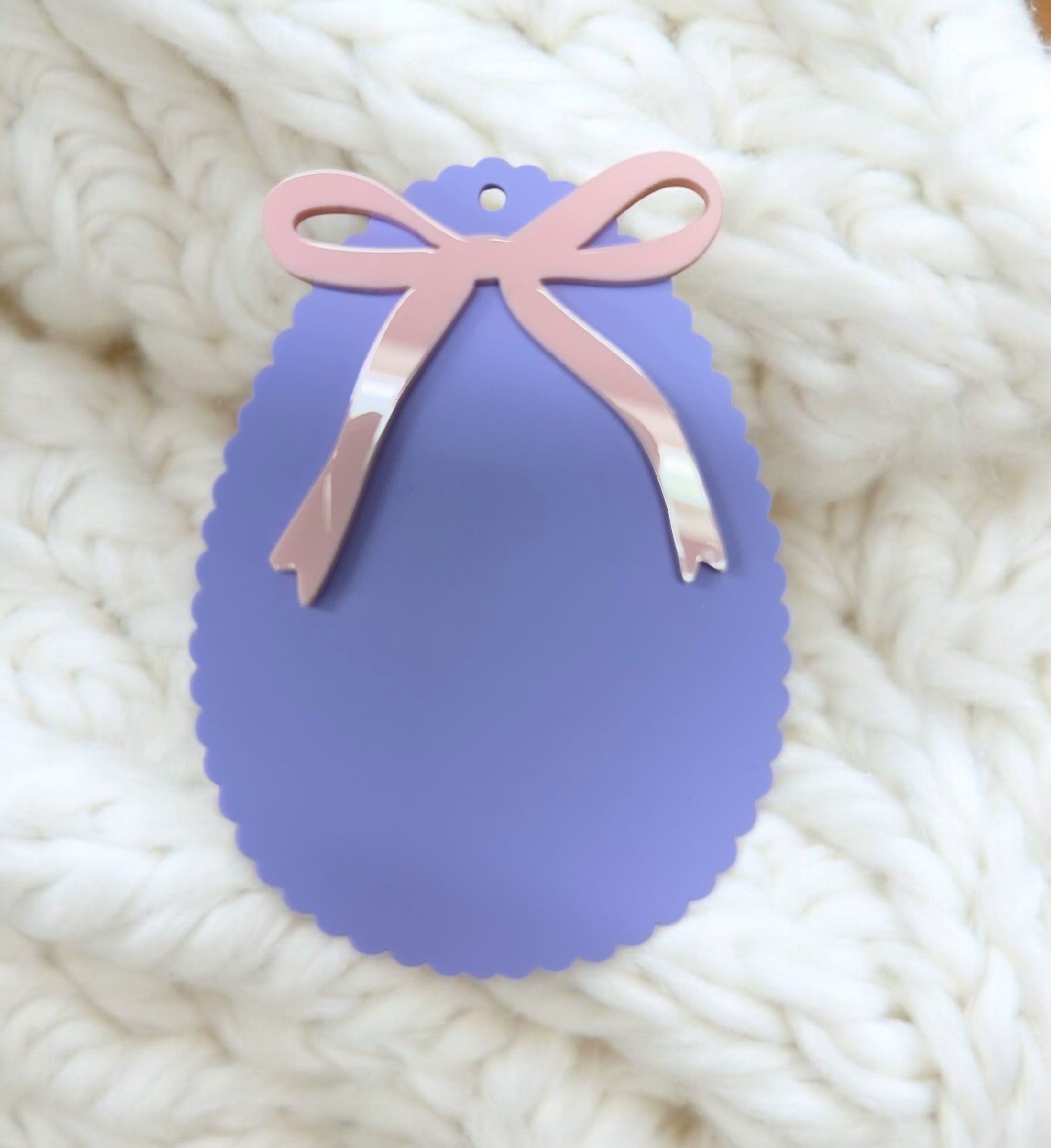 Scalloped Easter Egg 100mm