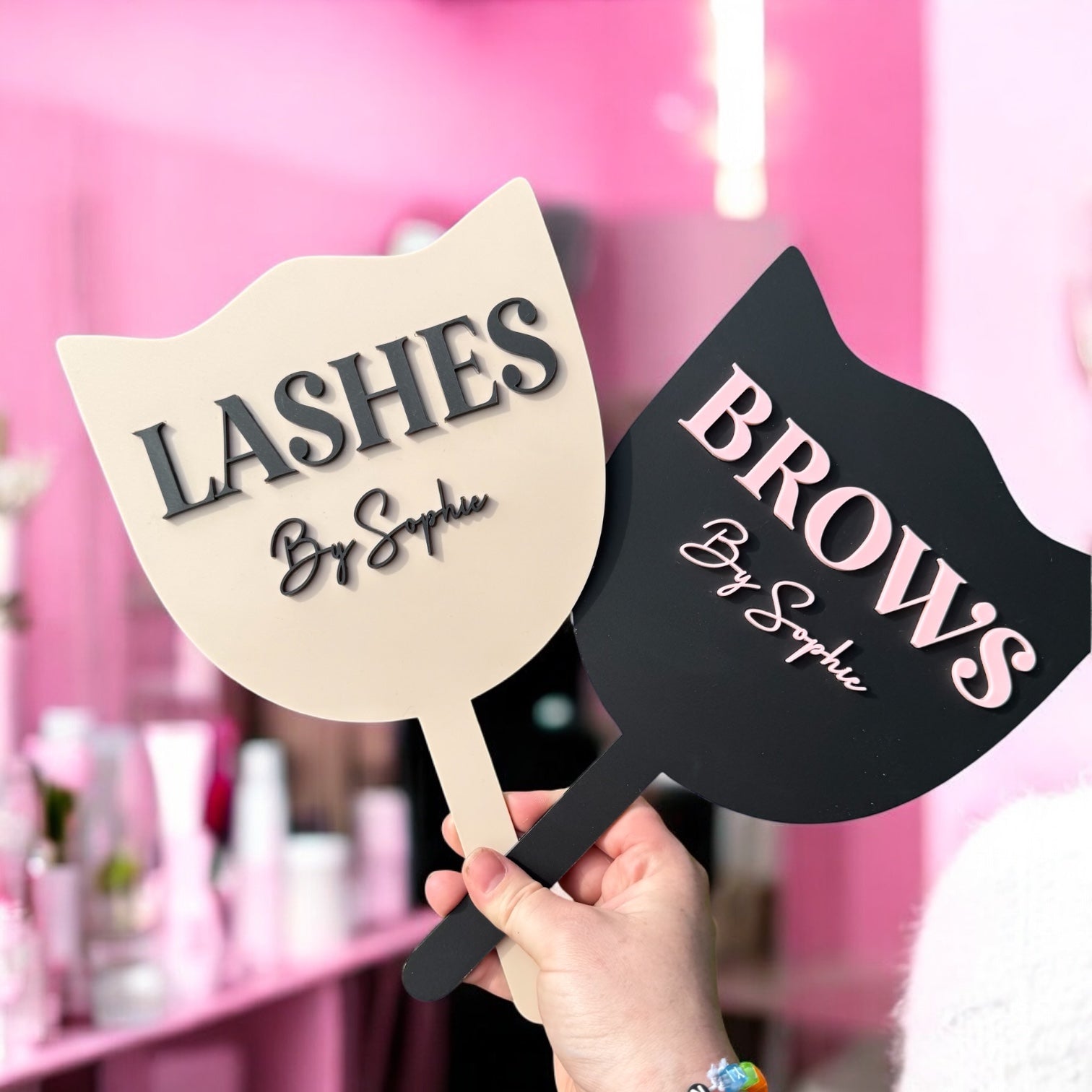Mirror ONLY for Social Media Beauticians Face Paddle