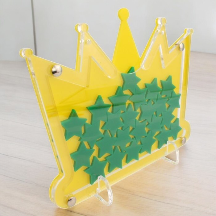 Reward Crown Drop Box with FREE feet - Acrylic