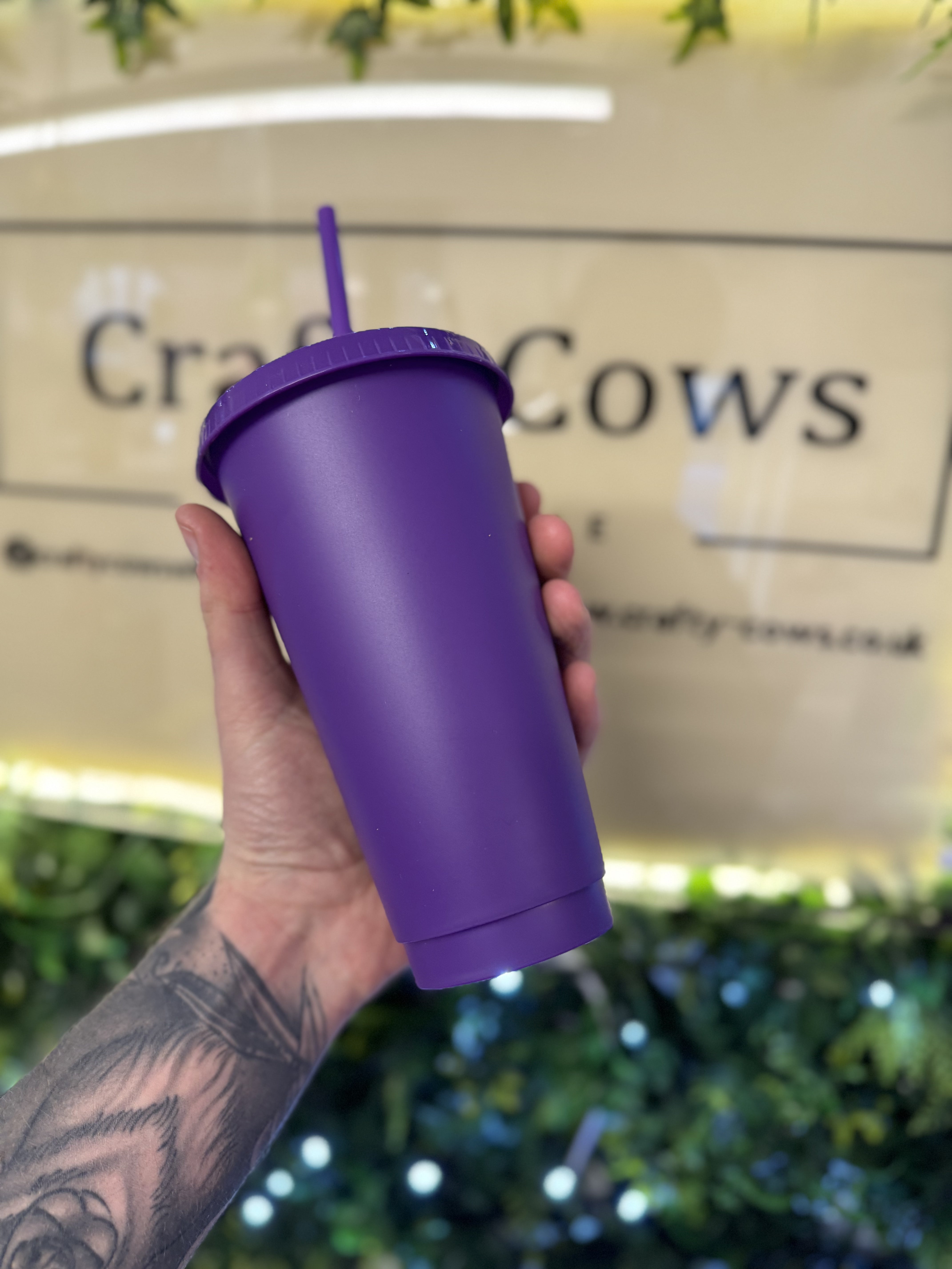 24 oz Cold Cup - Purple 2