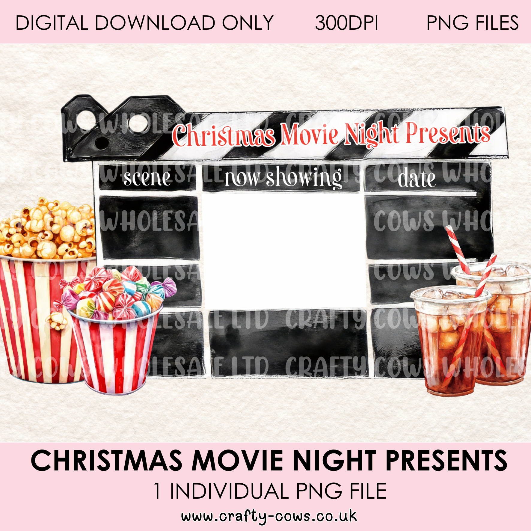 Christmas Movie Night Presents - Digital Downloads