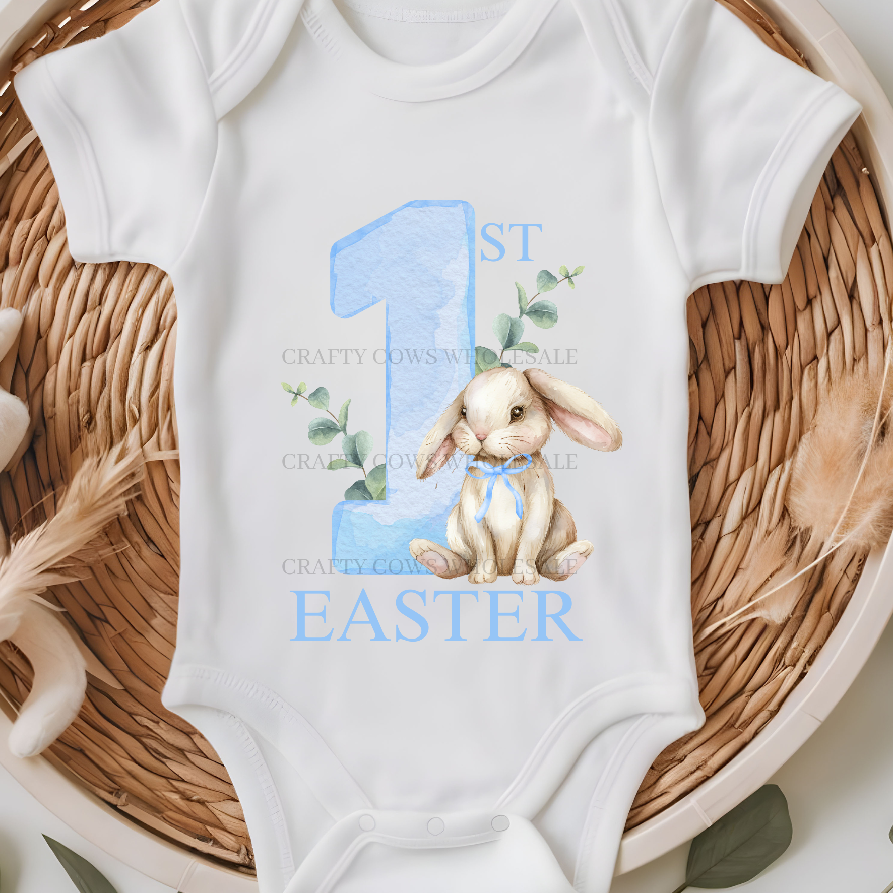 1st Easter - Blue DTF