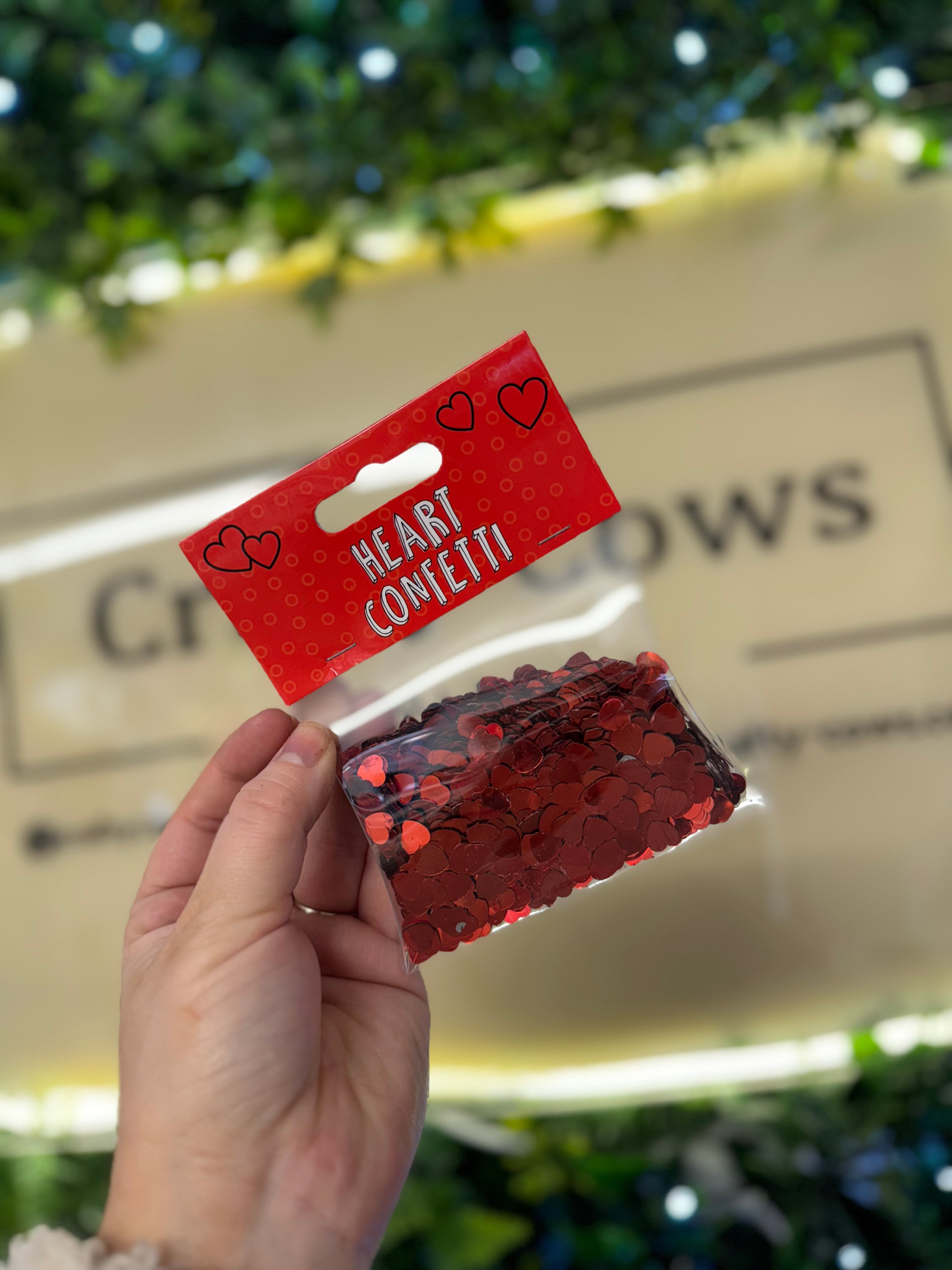 Red Heart Confetti