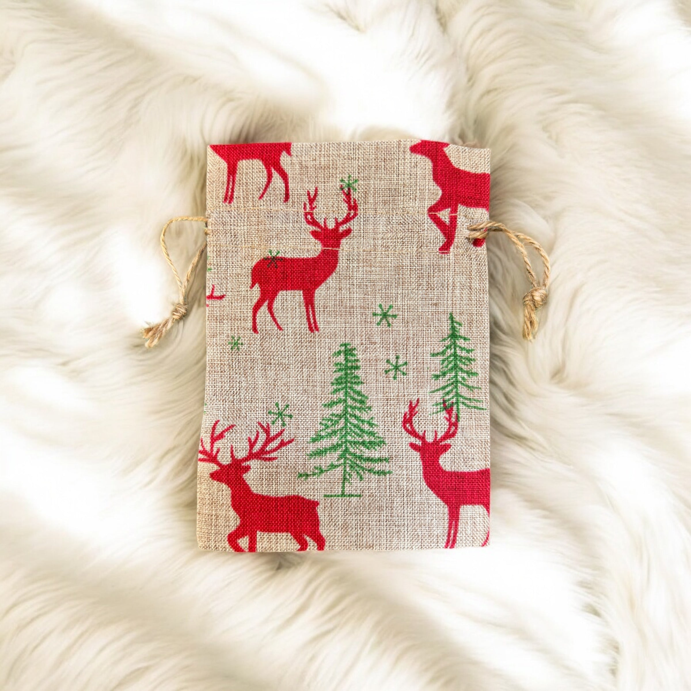 Christmas Hessian Bag