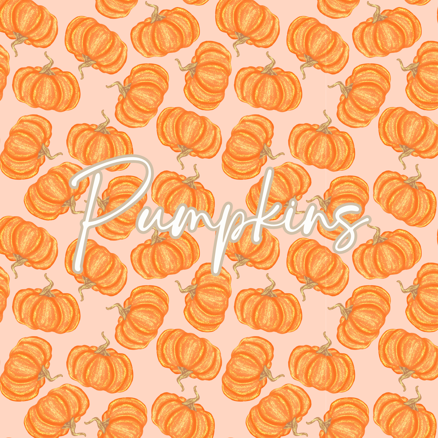 Printed Vinyl - Pumpkins